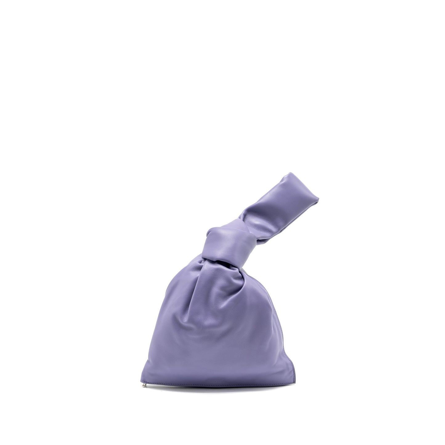 Bottega Veneta Twist Purse Leather Light Purple