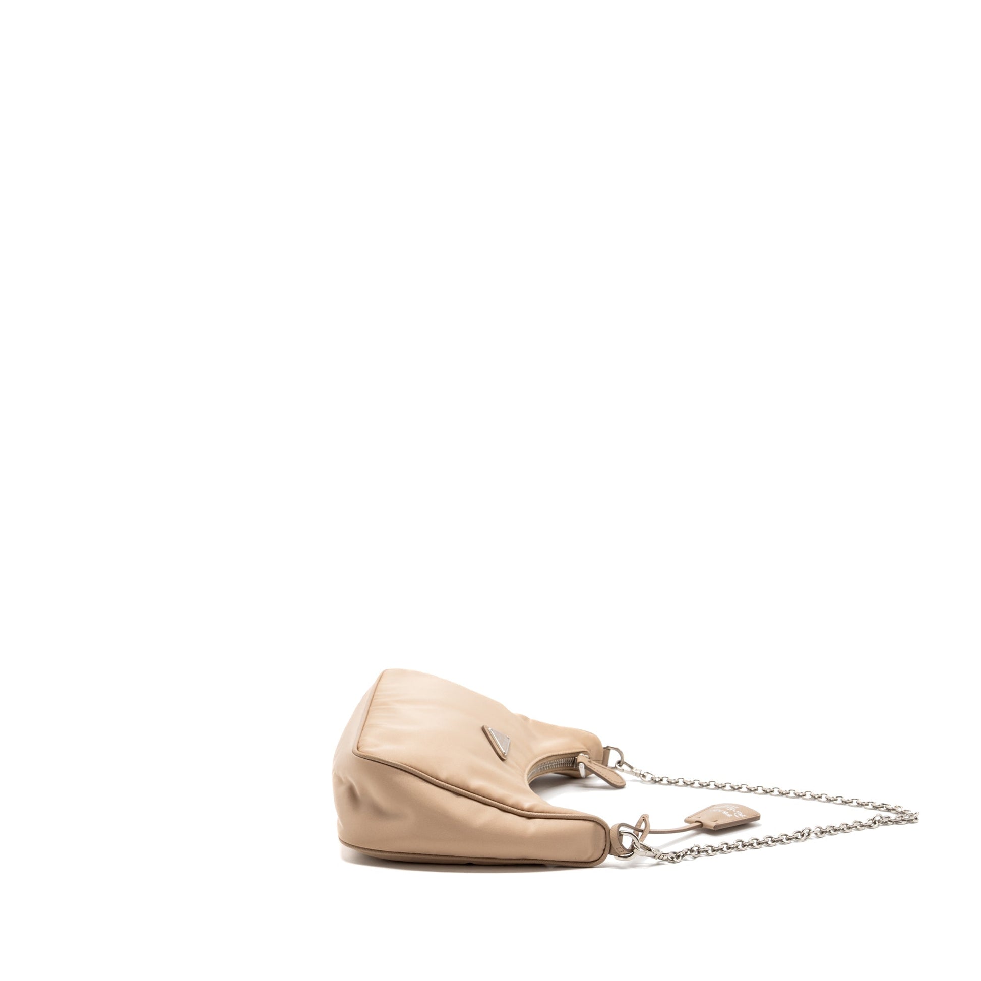 Prada Re-edition 2005 Mini Purse Re-Nylon Beige