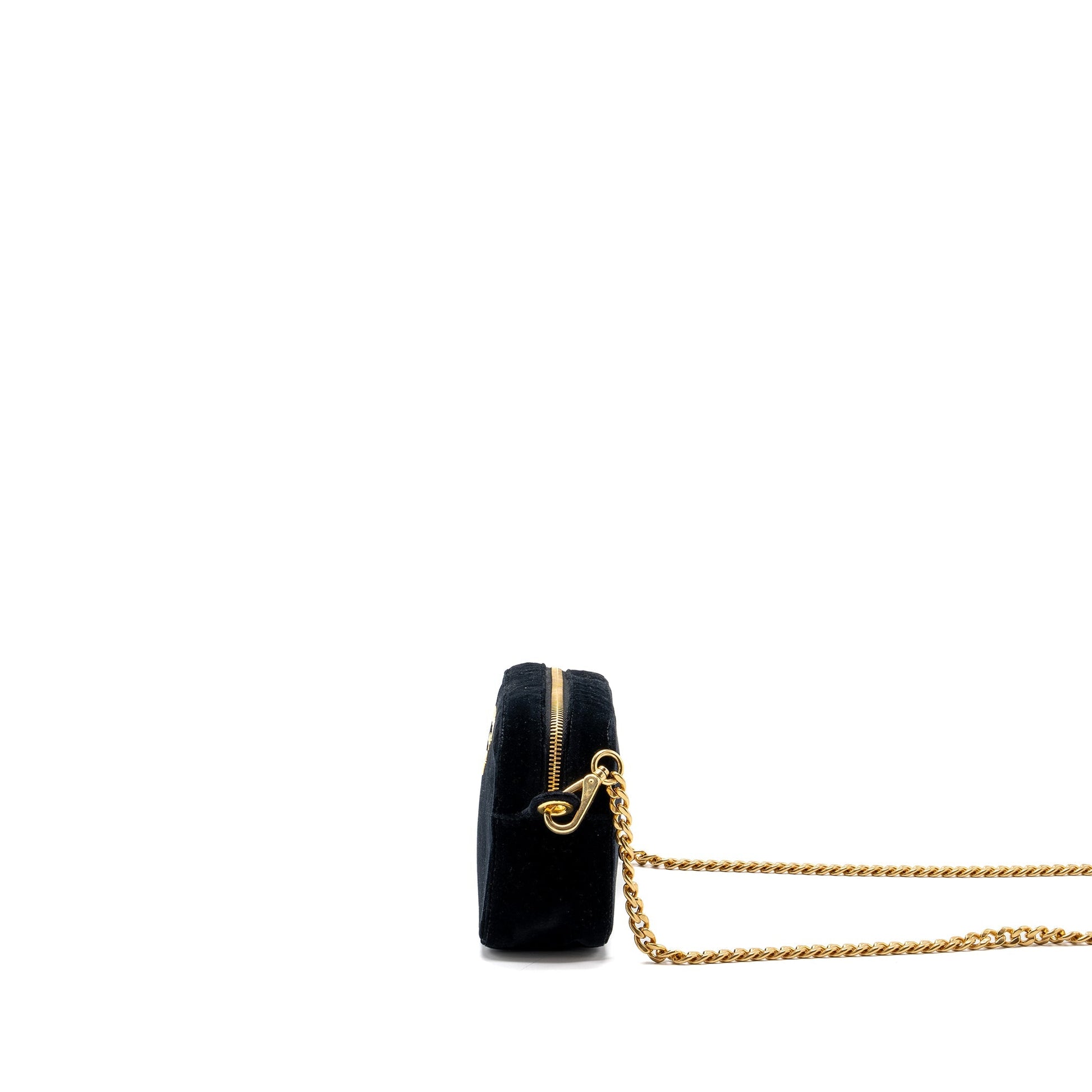 Prada camera Purse velvet black
