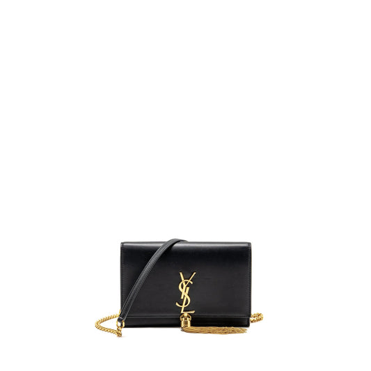 Saint Laurent/ Small tassel Kate Purse calfskin black