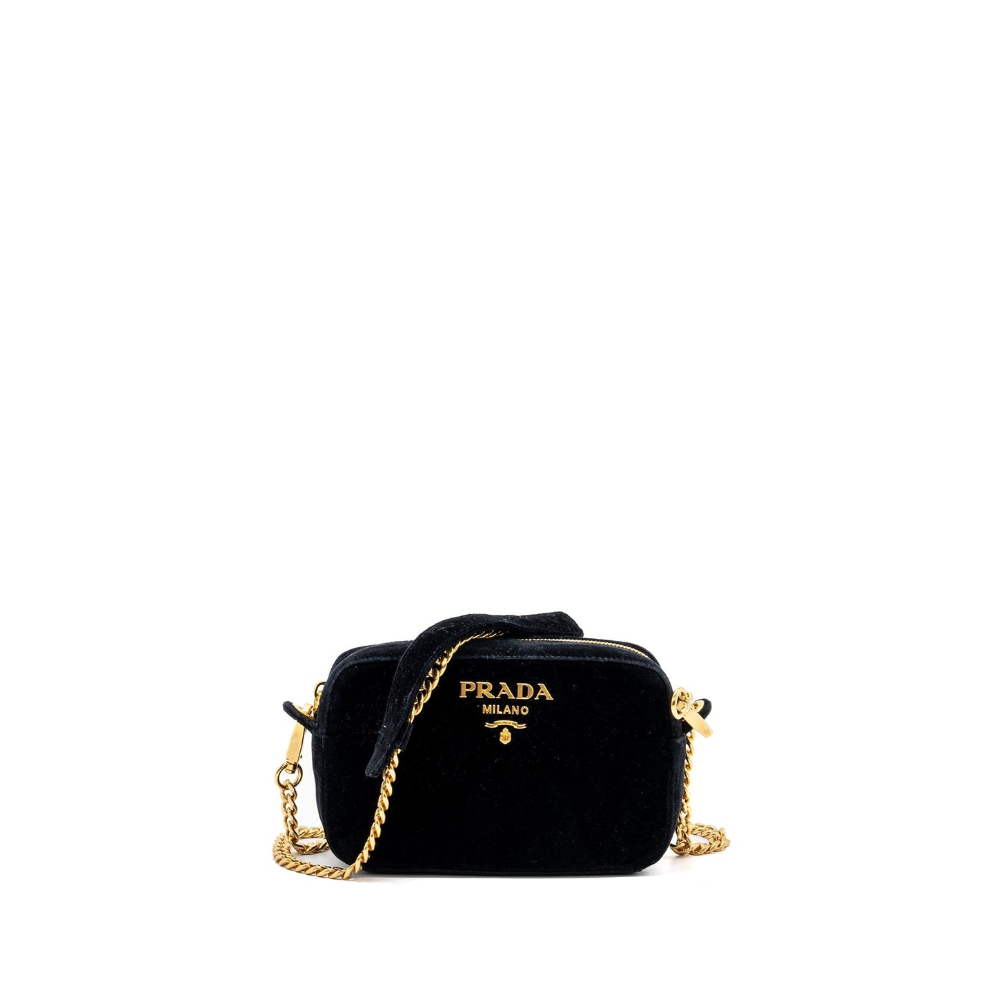 Prada camera Purse velvet black