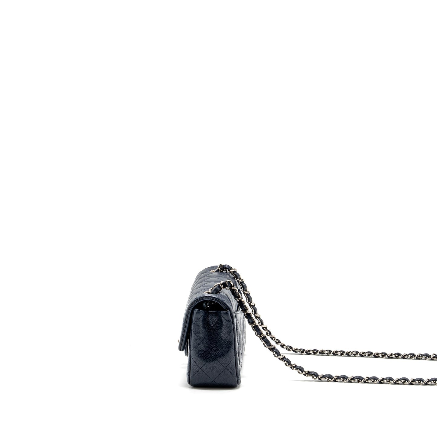 Chanel Classic Mini Rectangular Flap Bag Caviar Navy