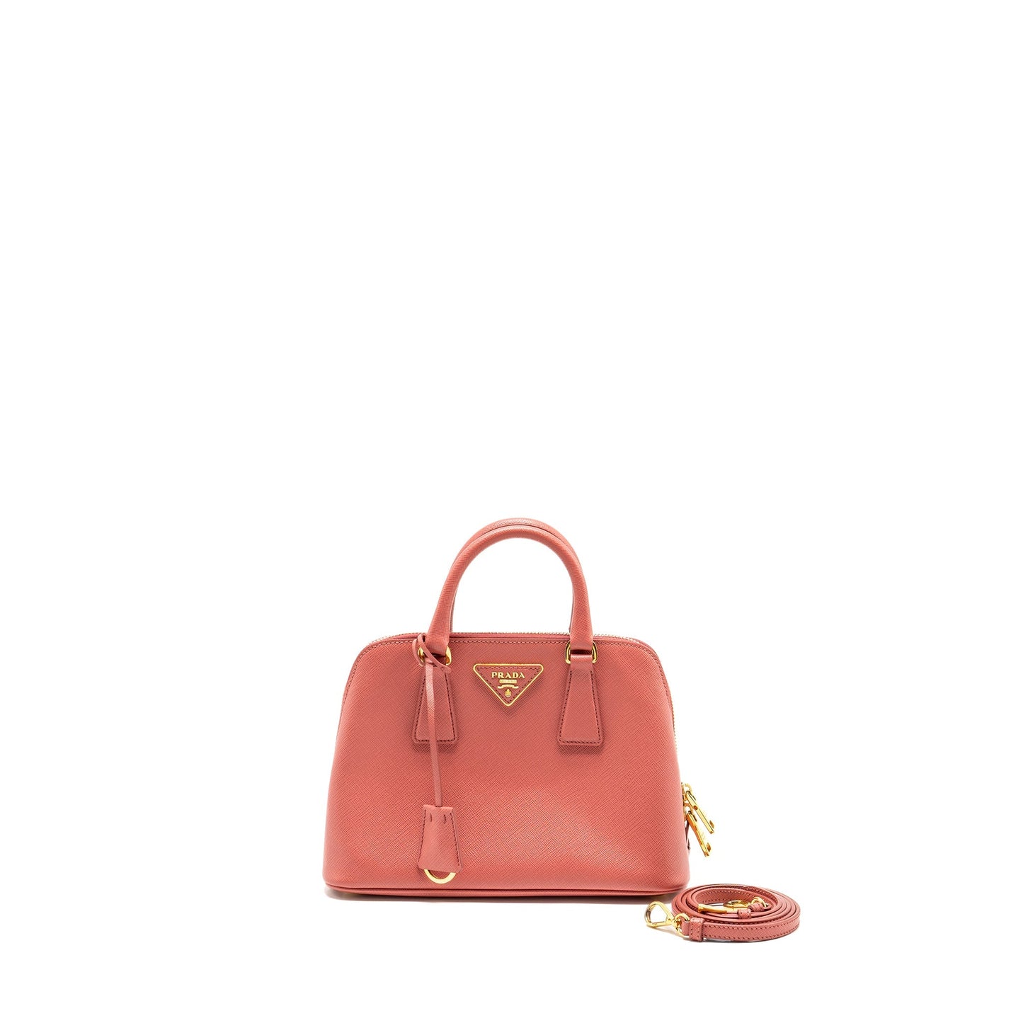 Prada Saffiano promenade Purse Pink