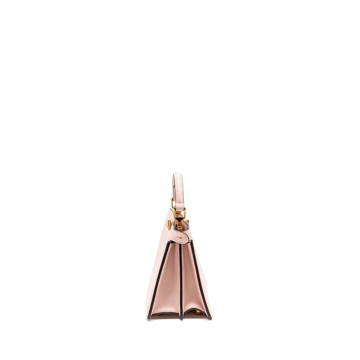 Fendi Mini Peekaboo ISEEU Petite Purse Calfskin Pale Pink