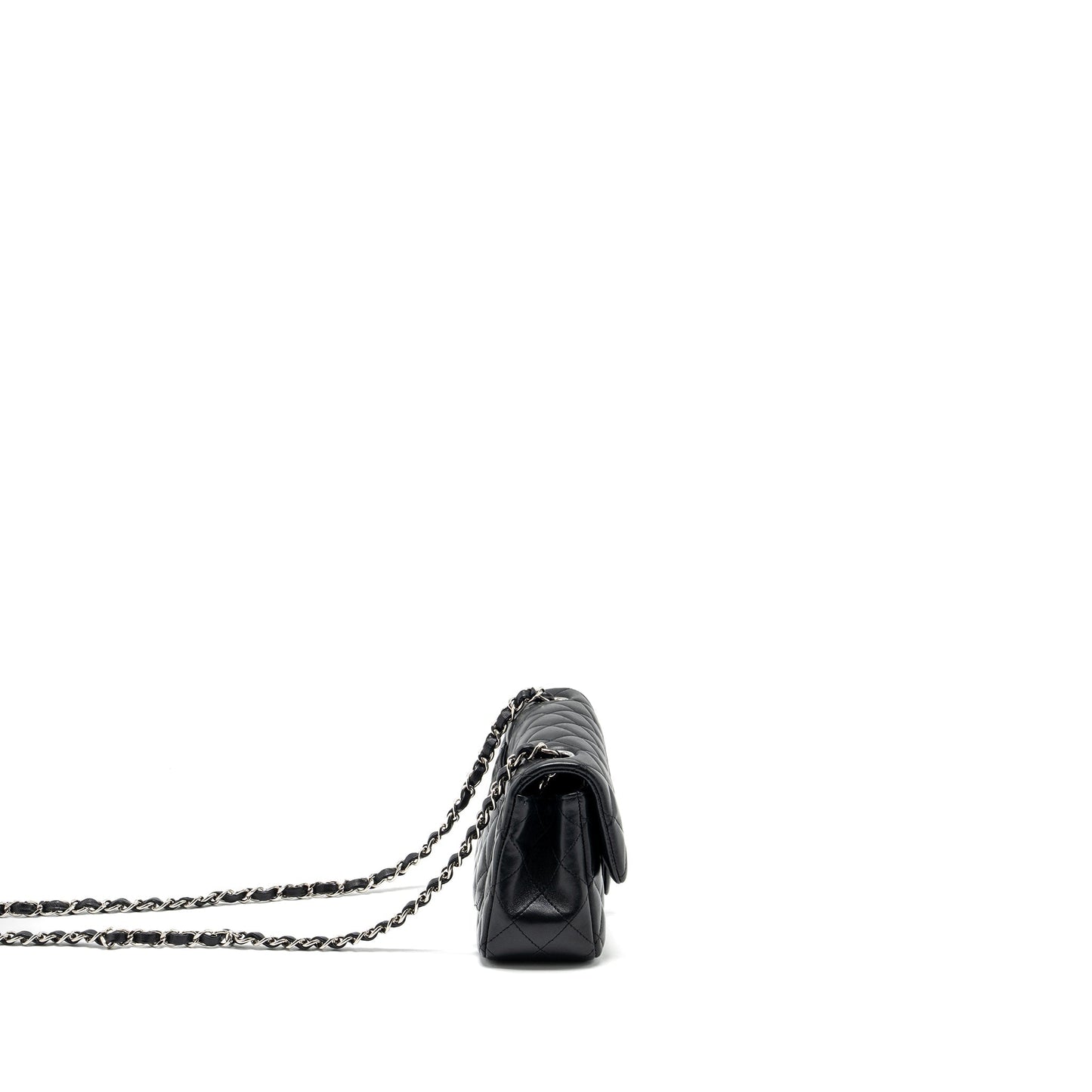 Chanel Mini Rectangular flap bag lambskin black