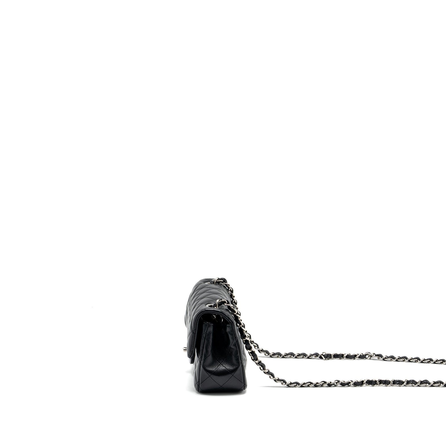 Chanel Mini Rectangular flap bag lambskin black