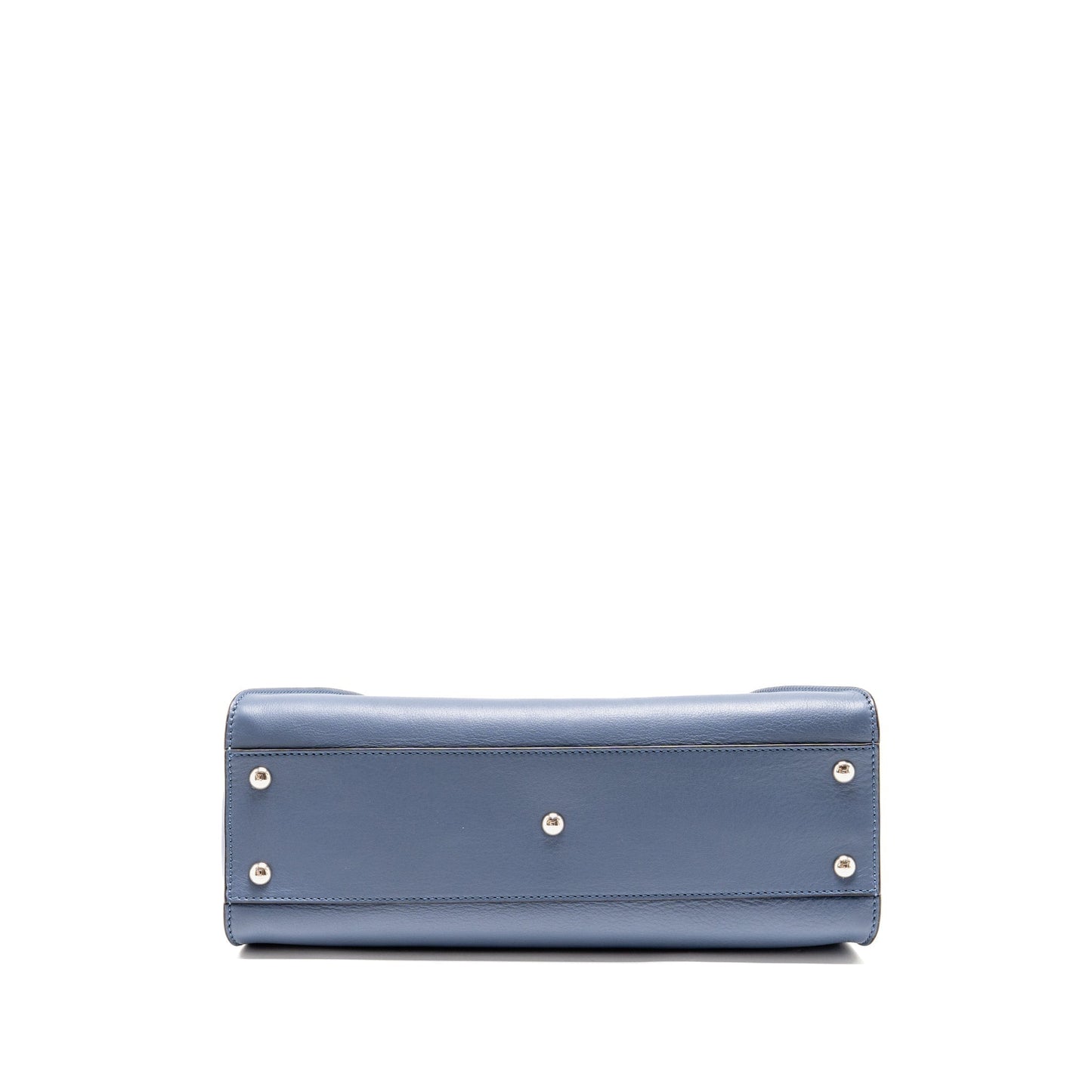 Fendi Medium Peekaboo Calfskin Blue Multicolour Hardware
