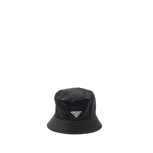 Prada size L re-nylon bucket hat black