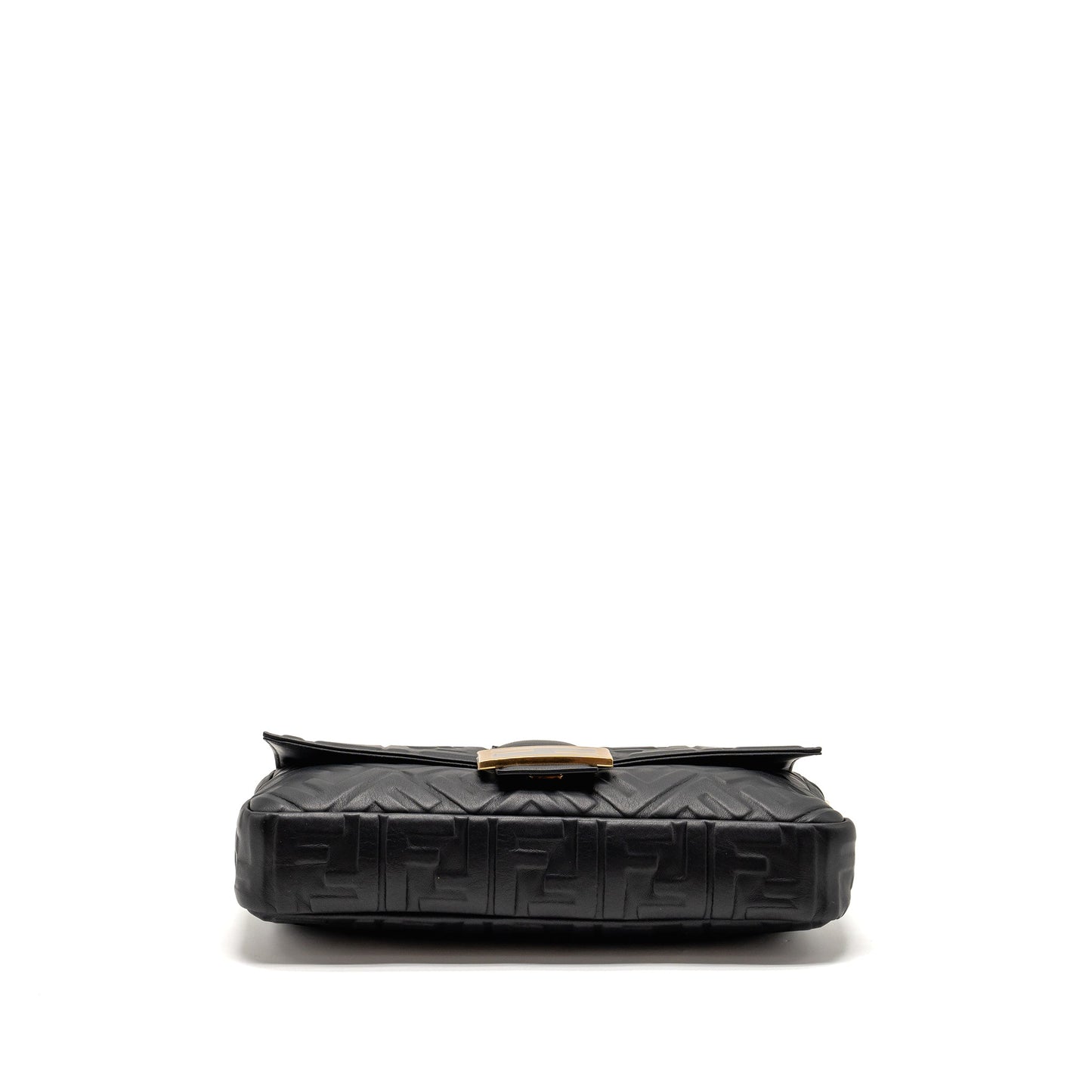Fendi Large Baguette Purse Nappa Black