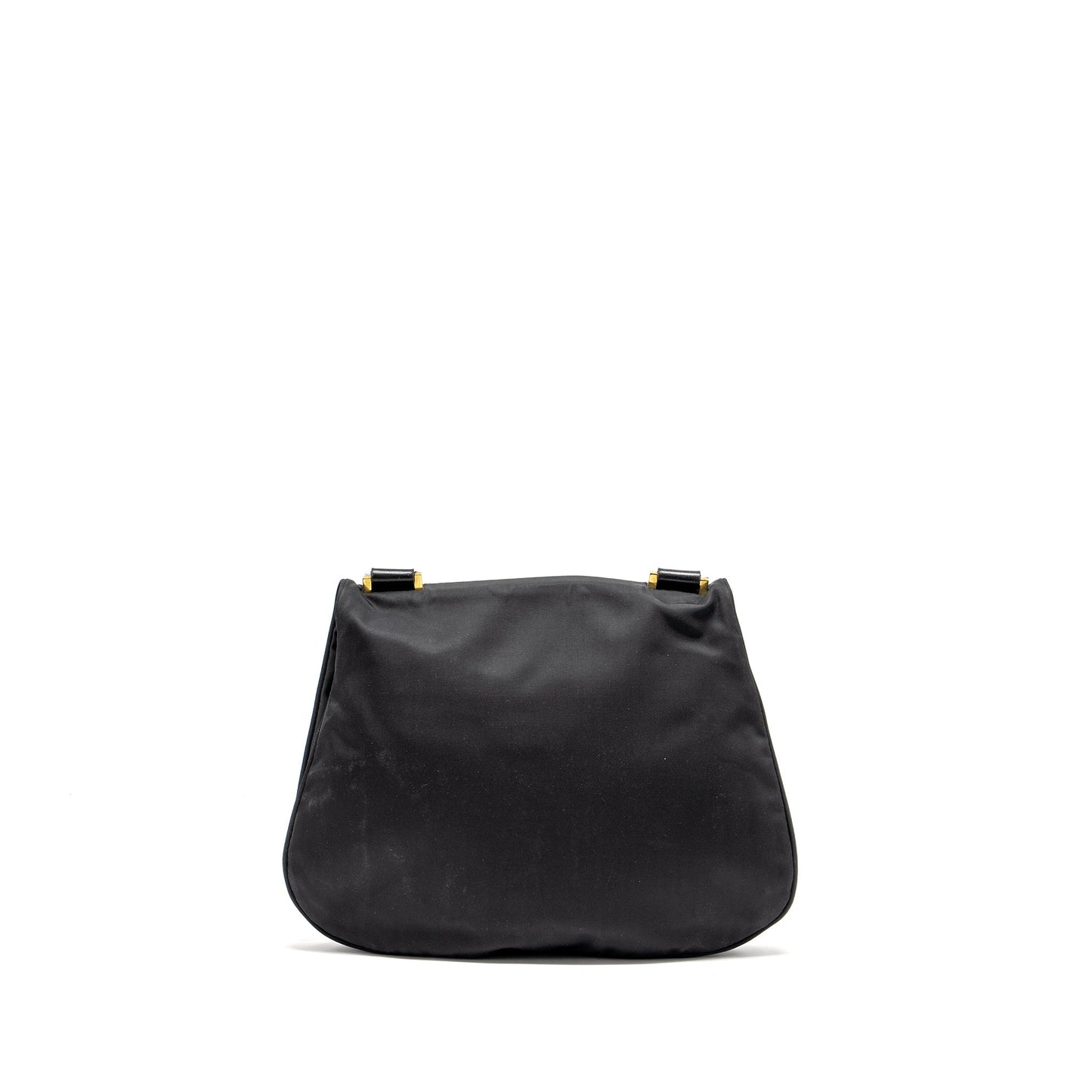 Fendi   Flap Mini Purse Nylon Black