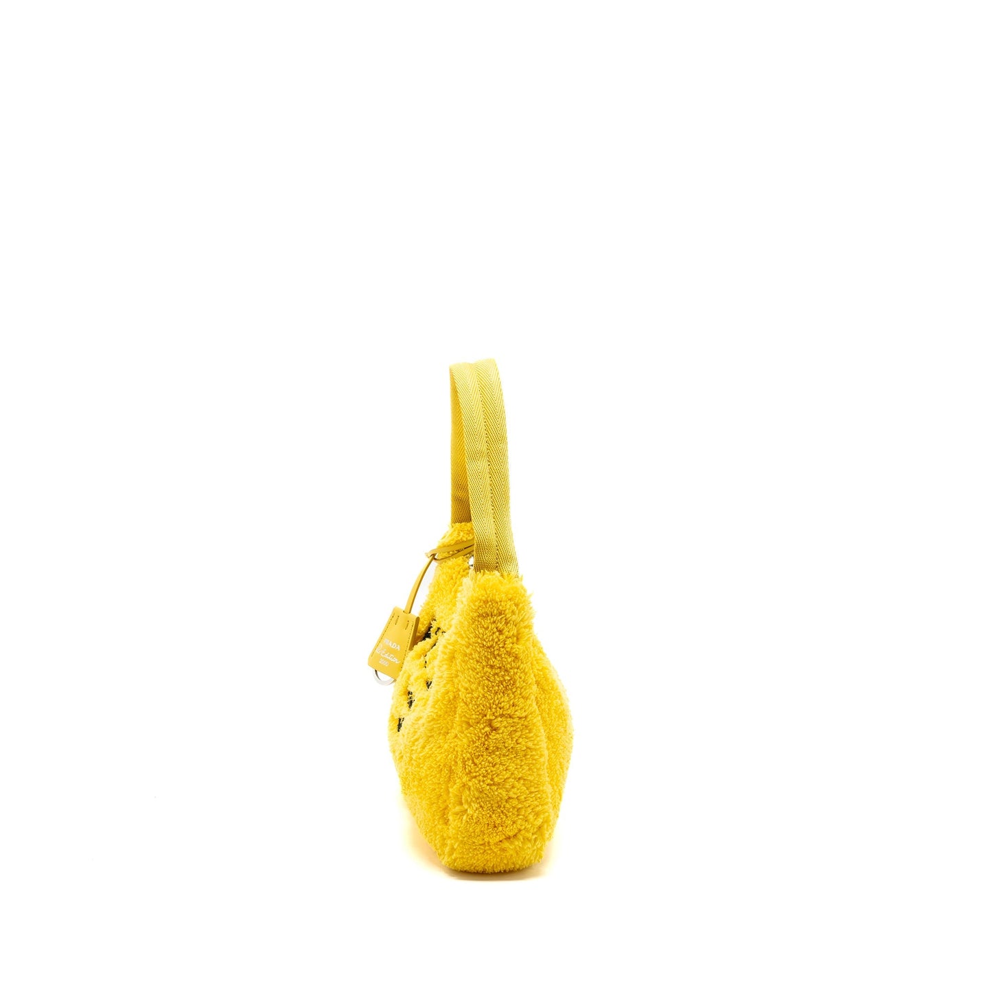 Prada re-edition 2000 terry mini Purse yellow