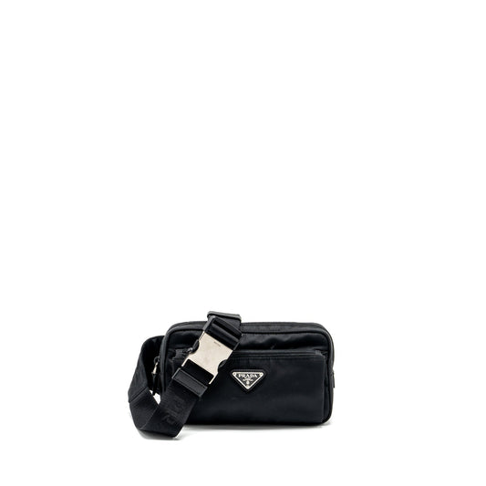 Prada Re-Nylon Belt Purse Nylon Black