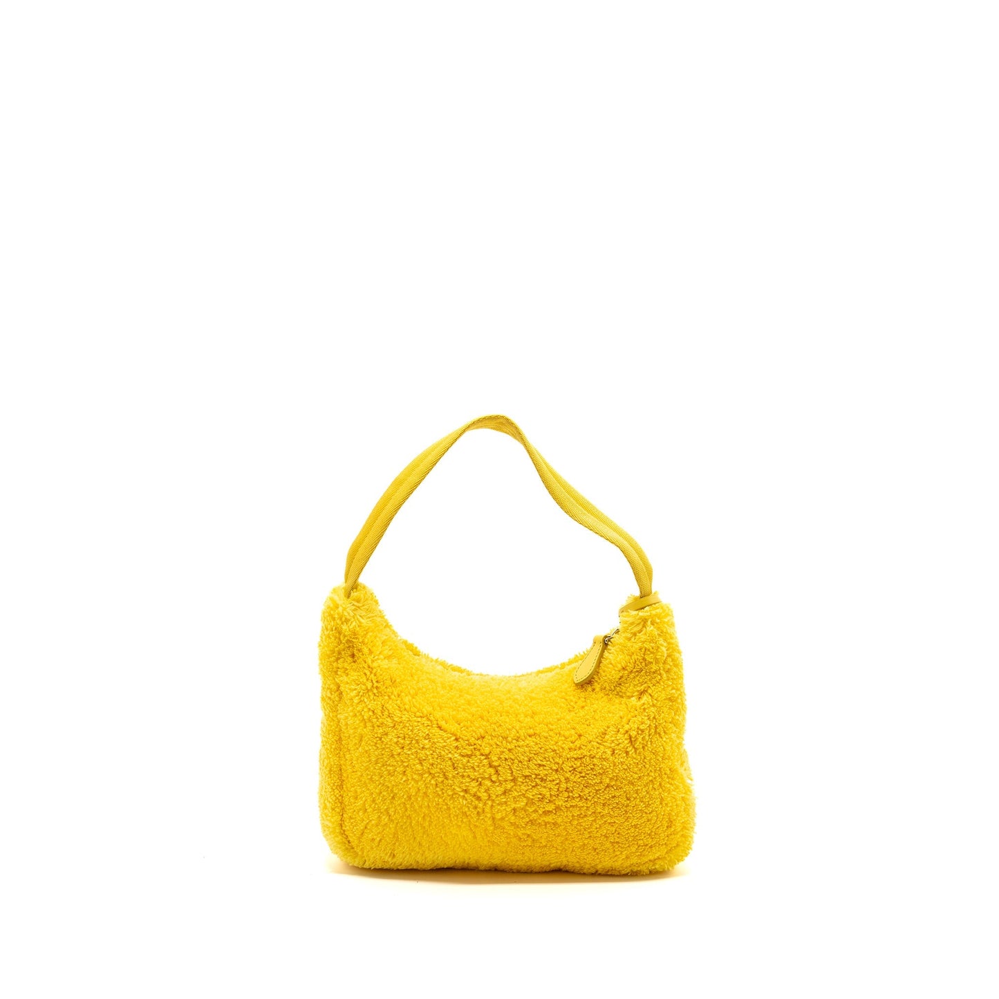 Prada re-edition 2000 terry mini Purse yellow