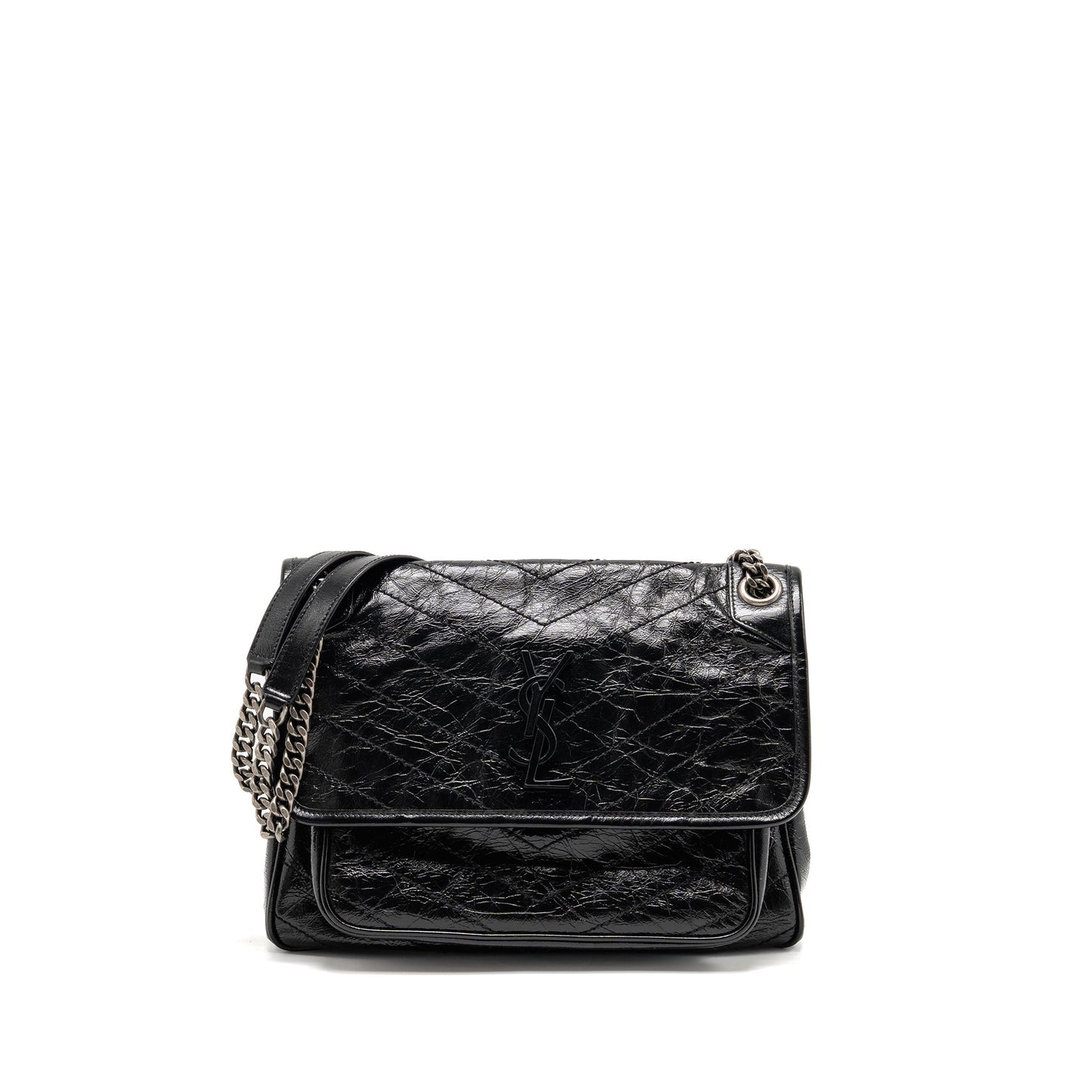 Saint Laurent / Medium Niki Calfskin Black