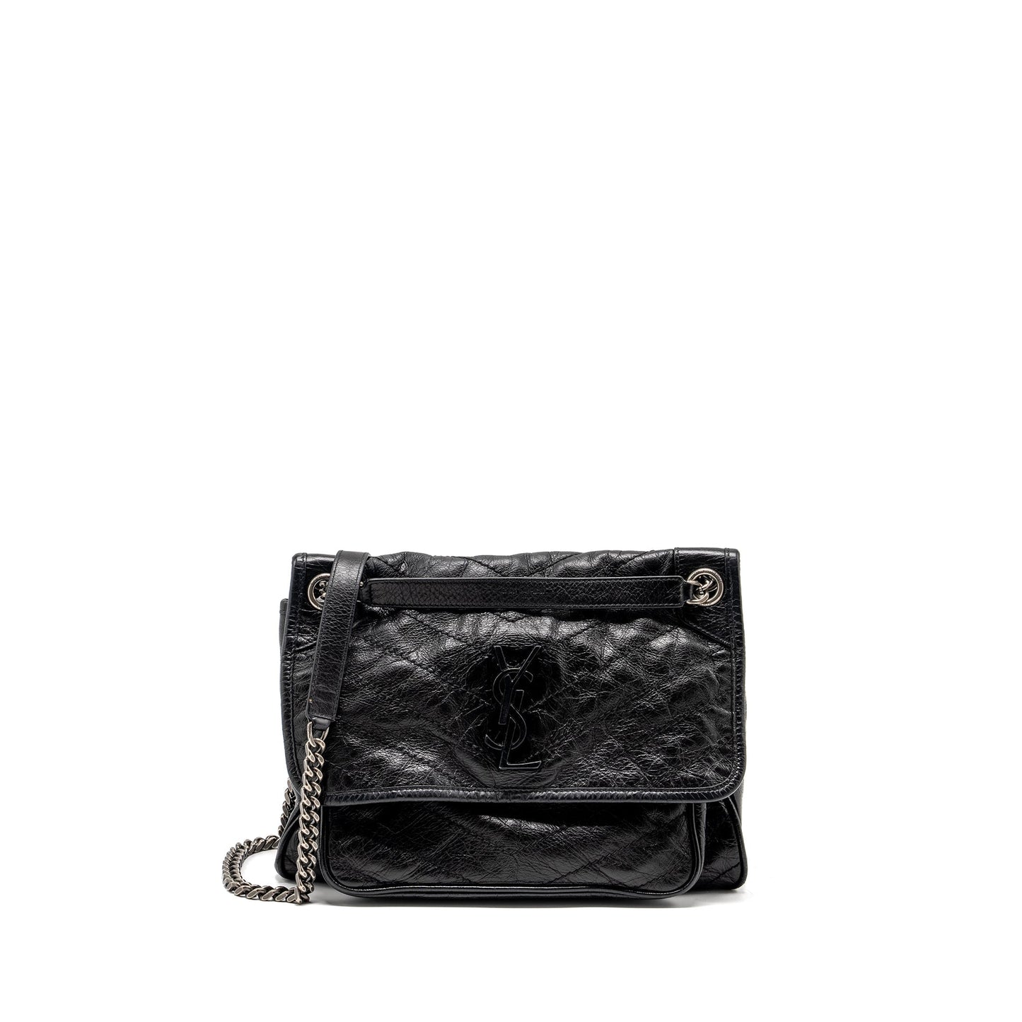 Saint Laurent/ Medium Niki Calfskin Black