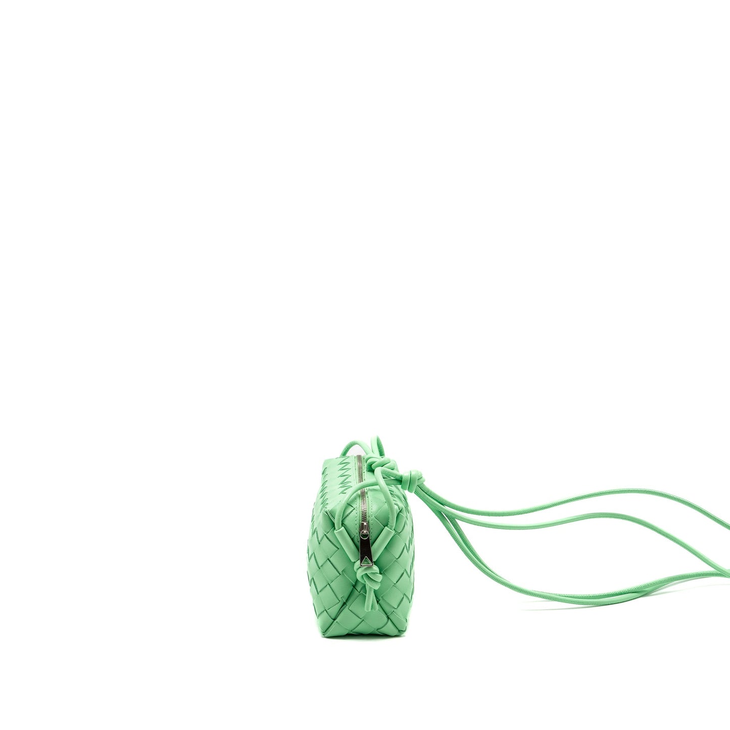 Bottega Veneta mini loop camera Purse lambskin Light green