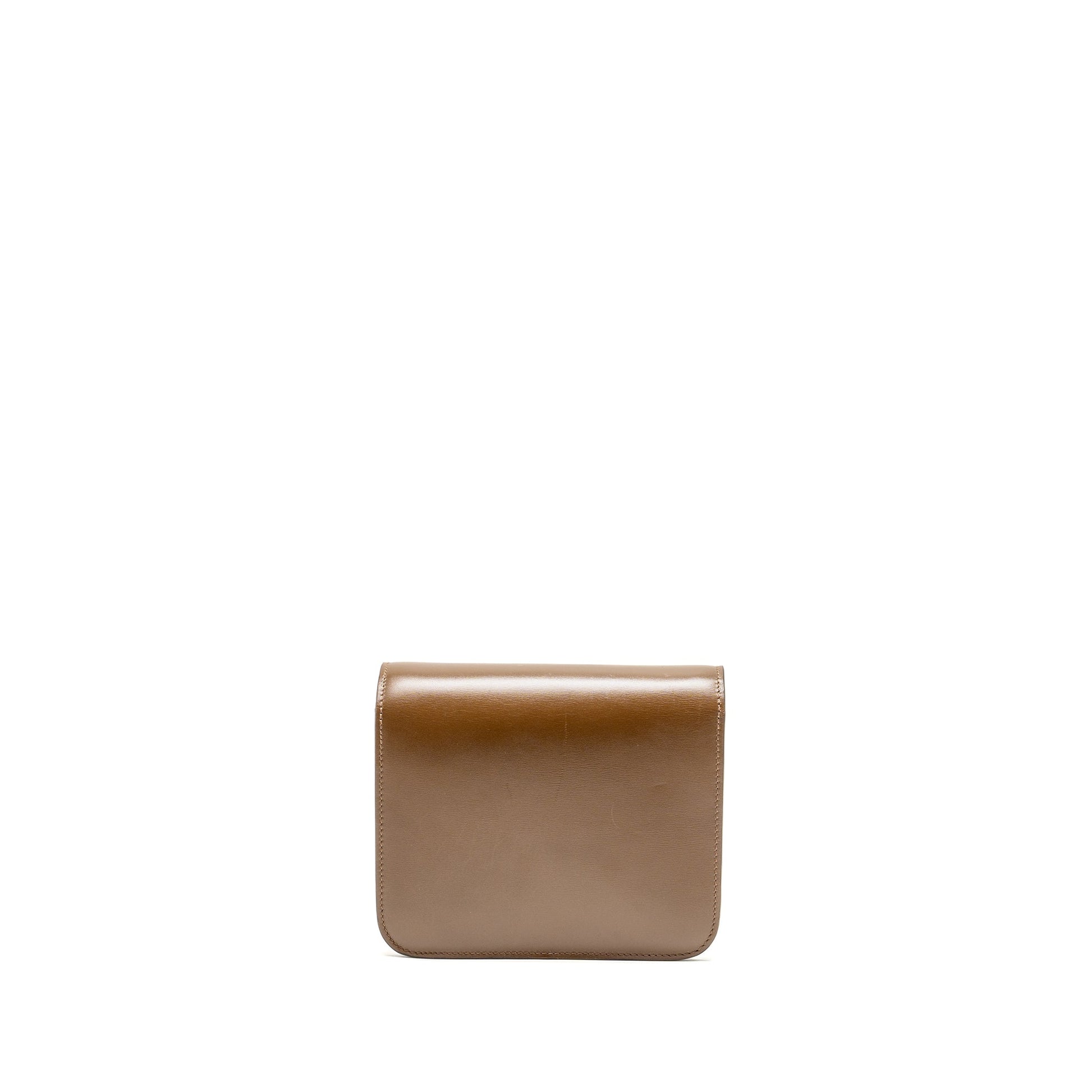 Celine Teen Classic Box Bag Calfskin Camel GHW