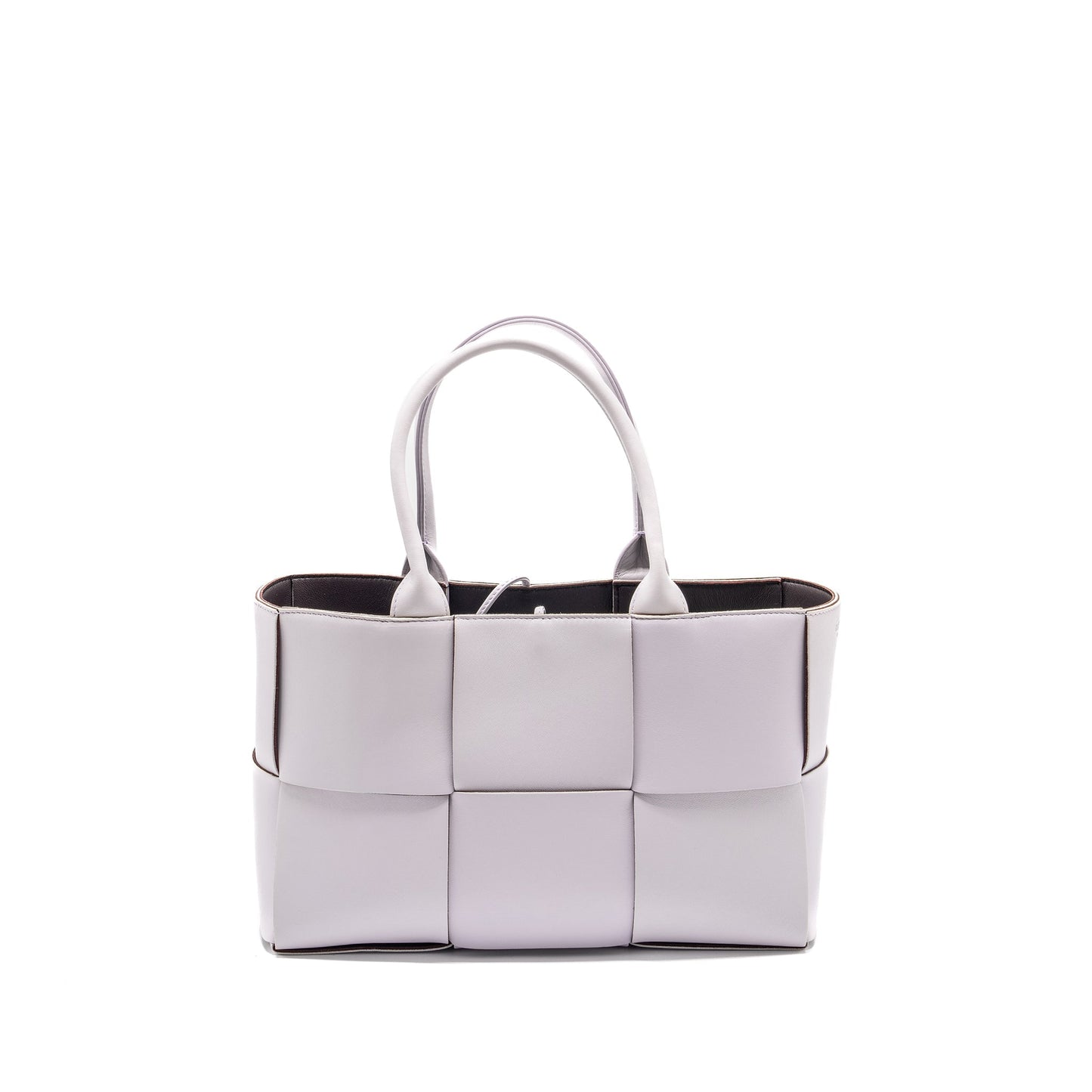 Bottega Veneta Small Arco Tote Purse Leather Light Purple