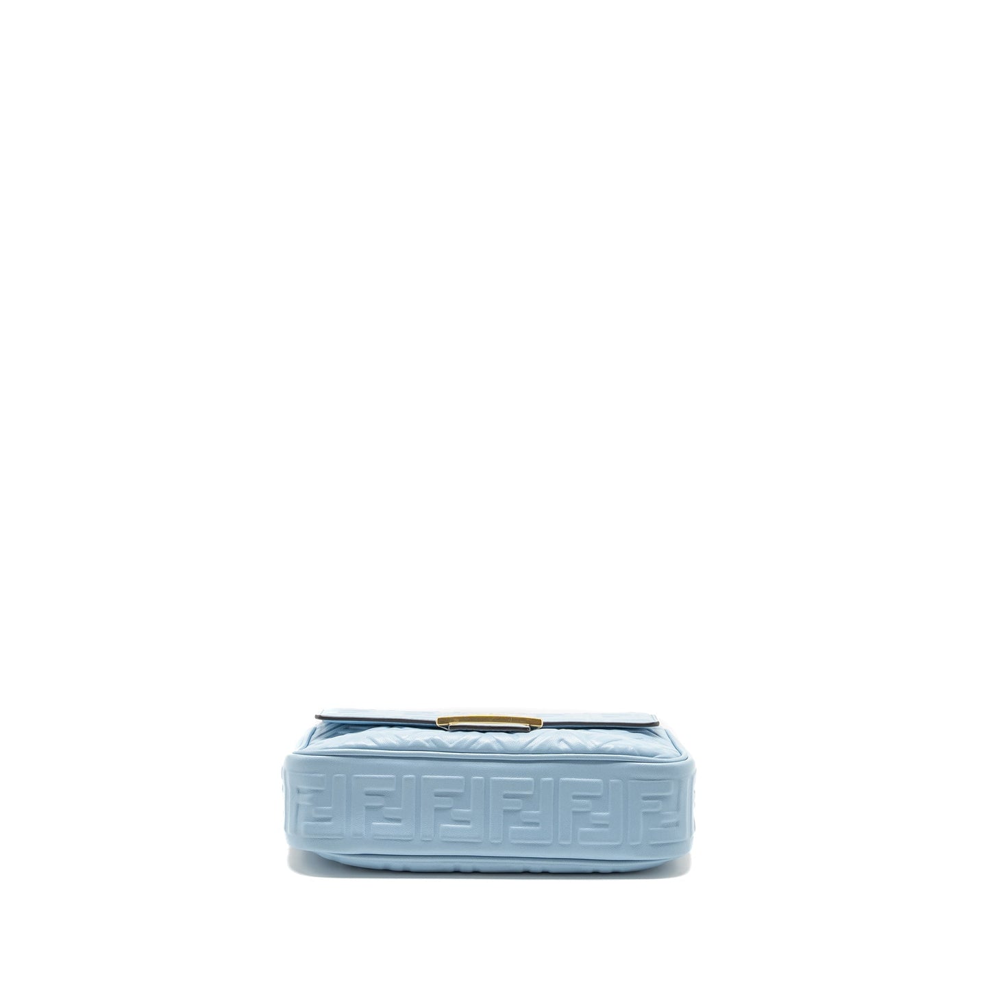 Fendi baguette chain midi Nappa light blue