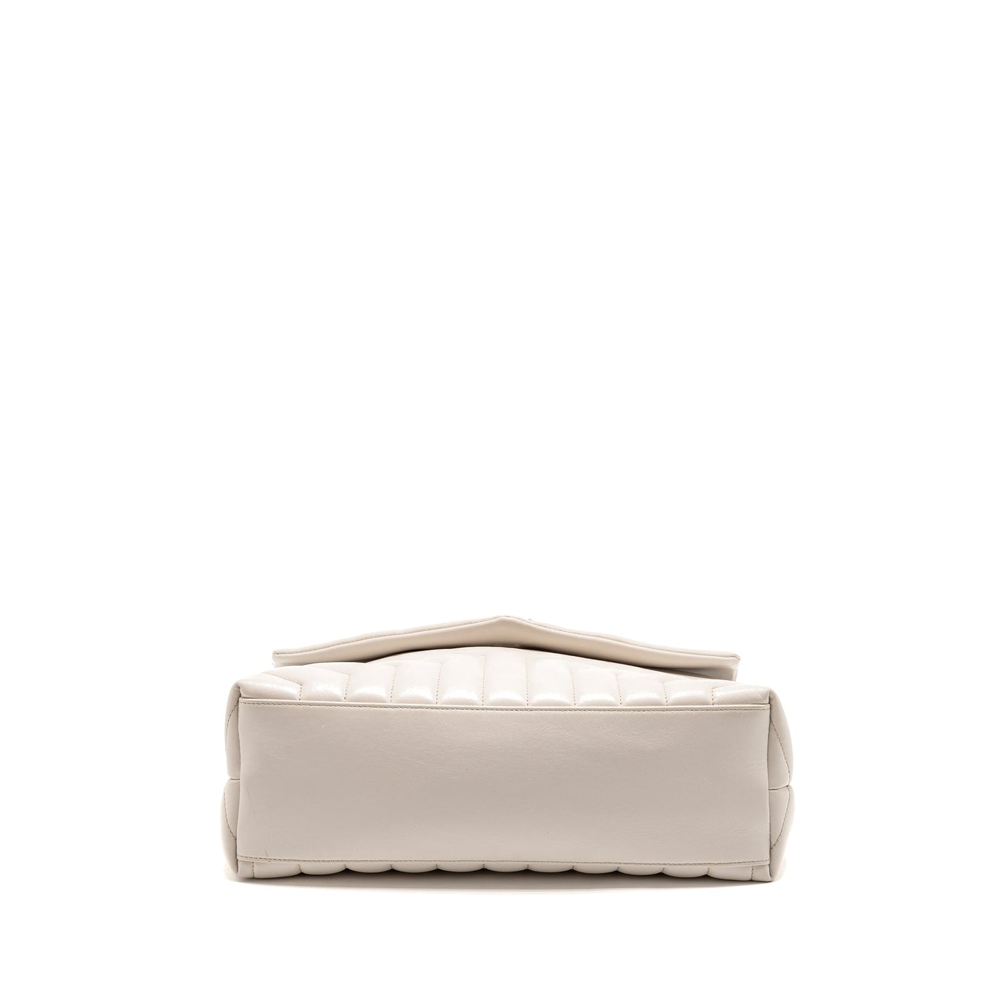 Saint Laurent/ Medium Lou Lou Purse Calfskin White