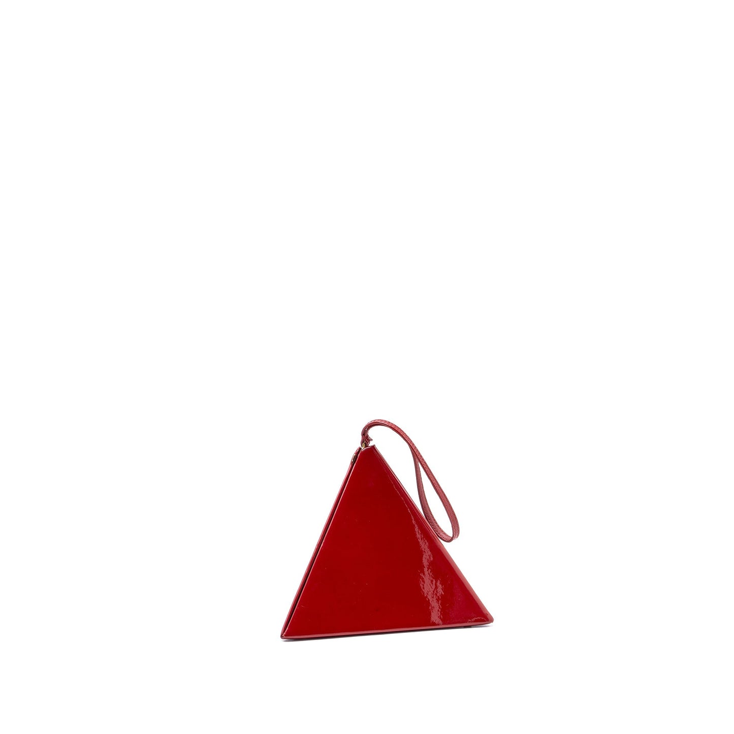 Saint Laurent/ Pyramid Clutch Patent Rouge