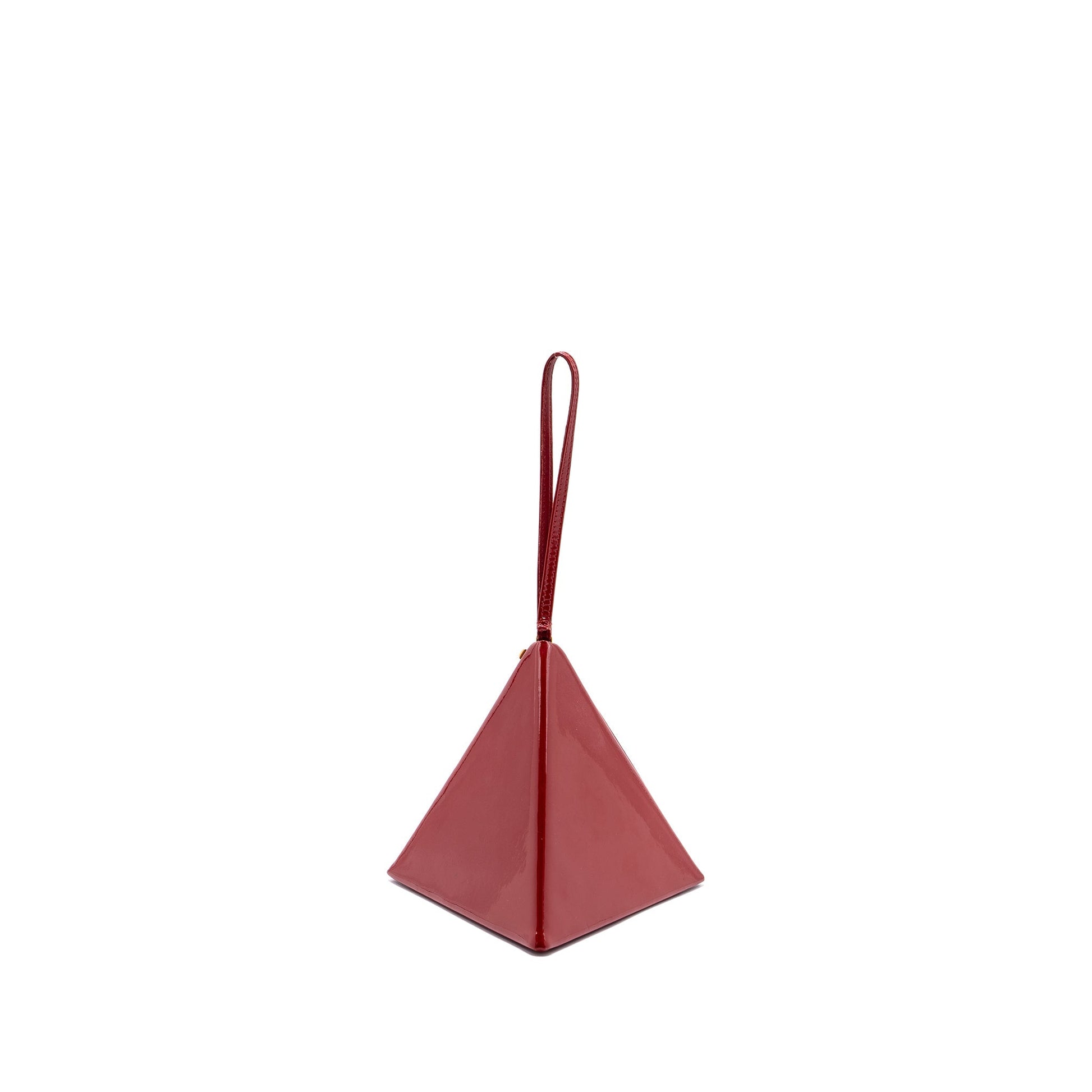 Saint Laurent/ Pyramid Clutch Patent Rouge