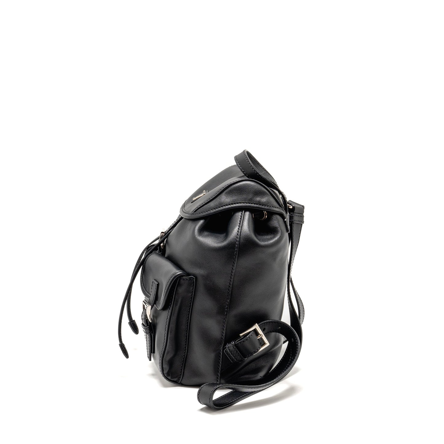 Prada Zainetto Backpack Leather Black