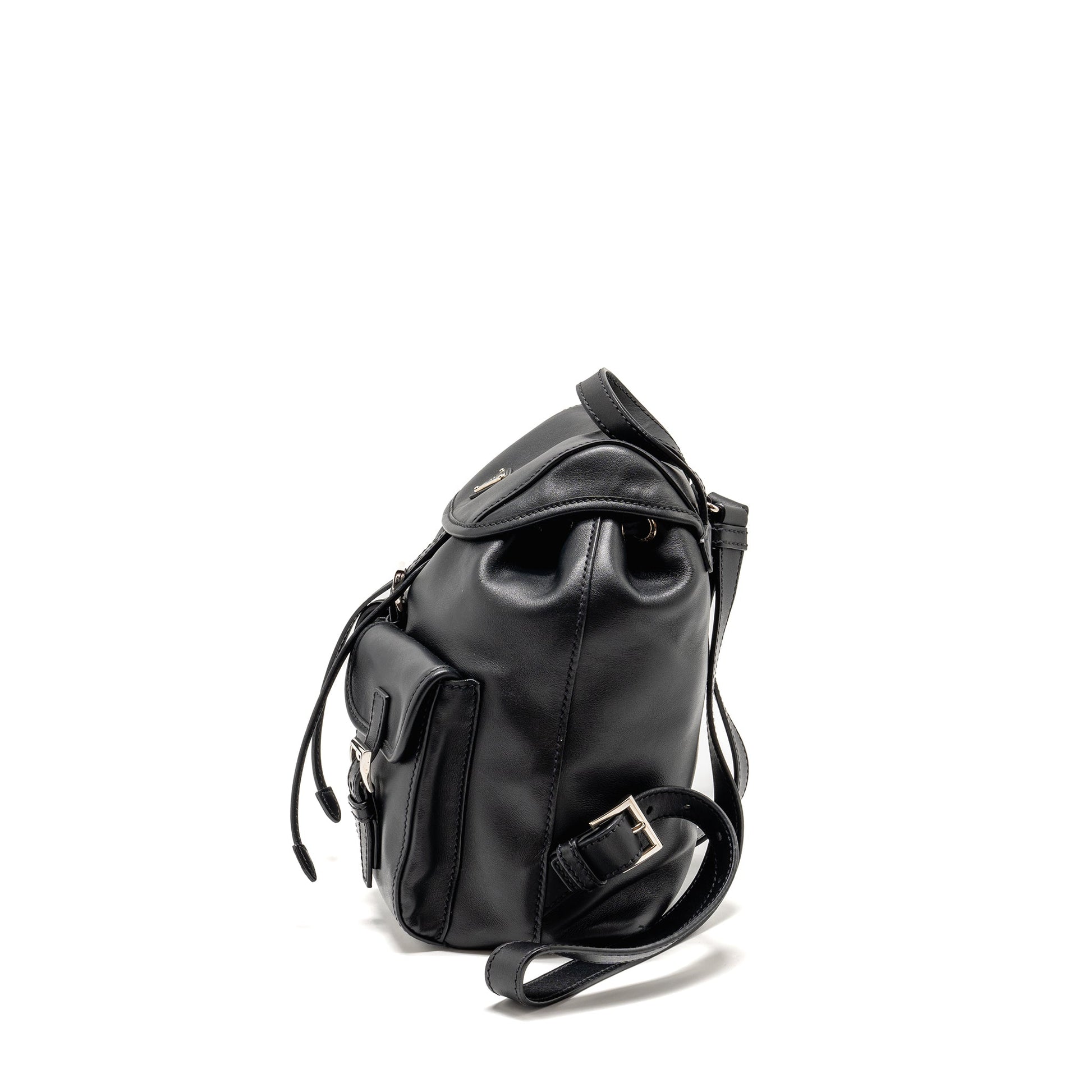 Prada Zainetto Backpack Leather Black