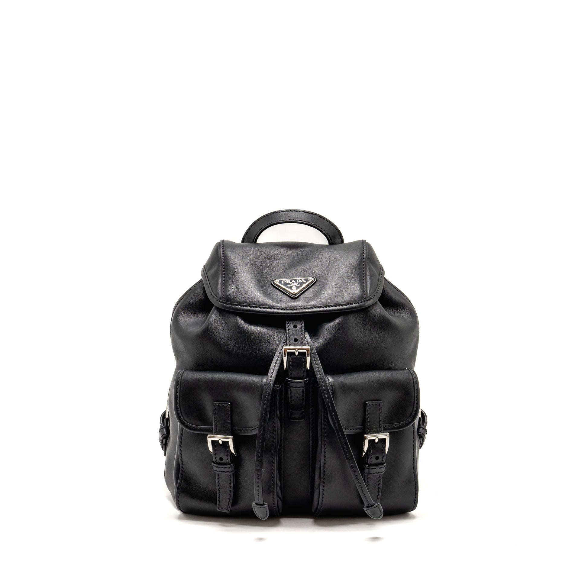 Prada Zainetto Backpack Leather Black
