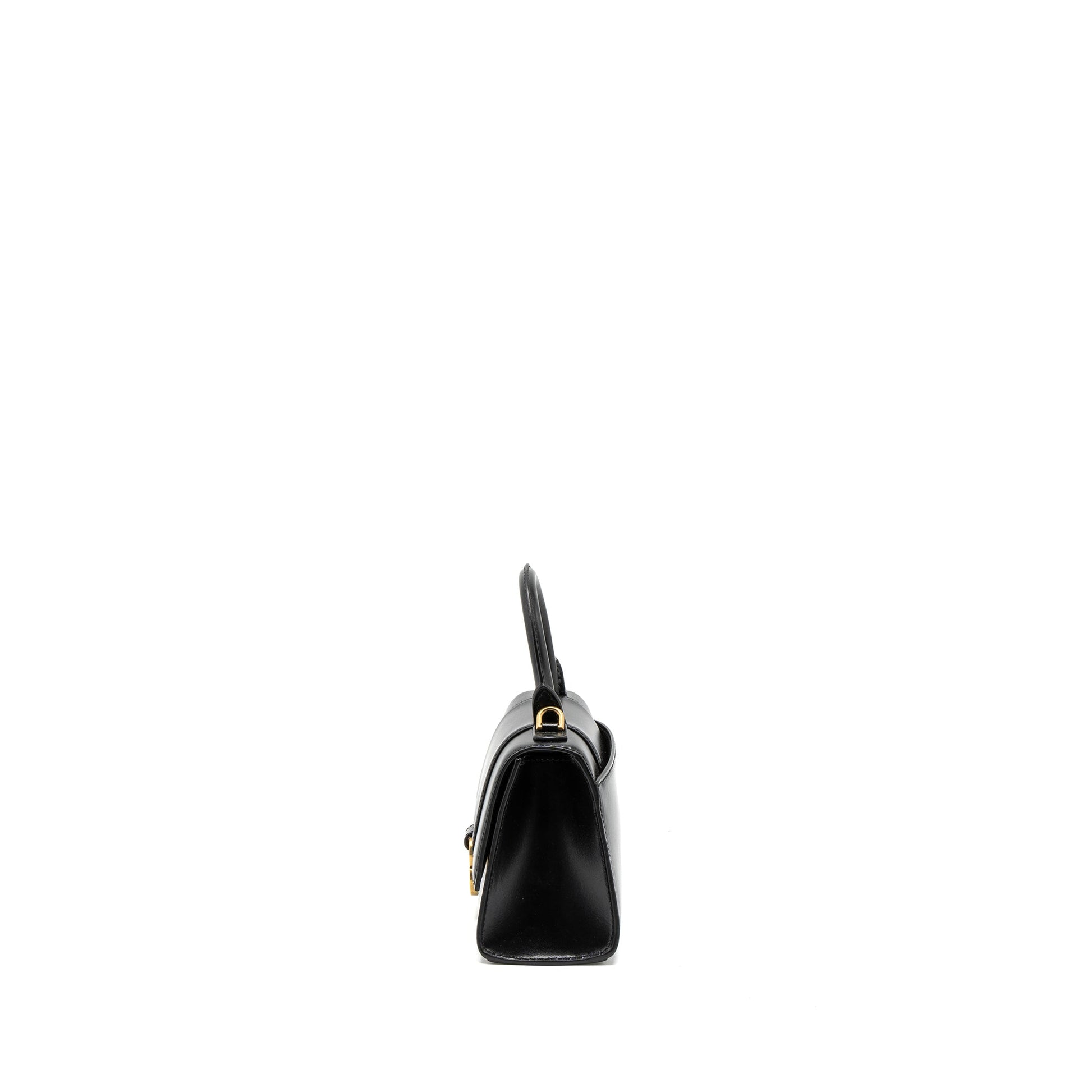 Balenciaga Hourglass XS Calfskin Black GHW