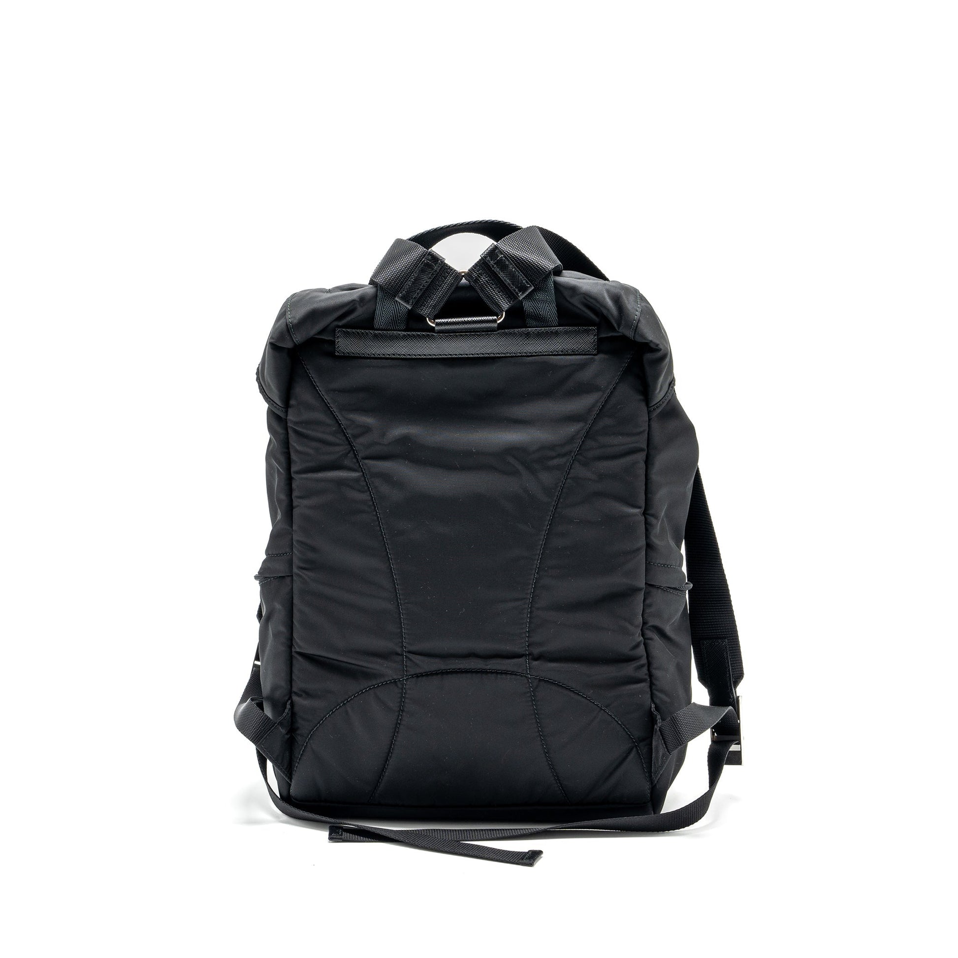 Prada Backpack Re-Nylon/Saffiano Black