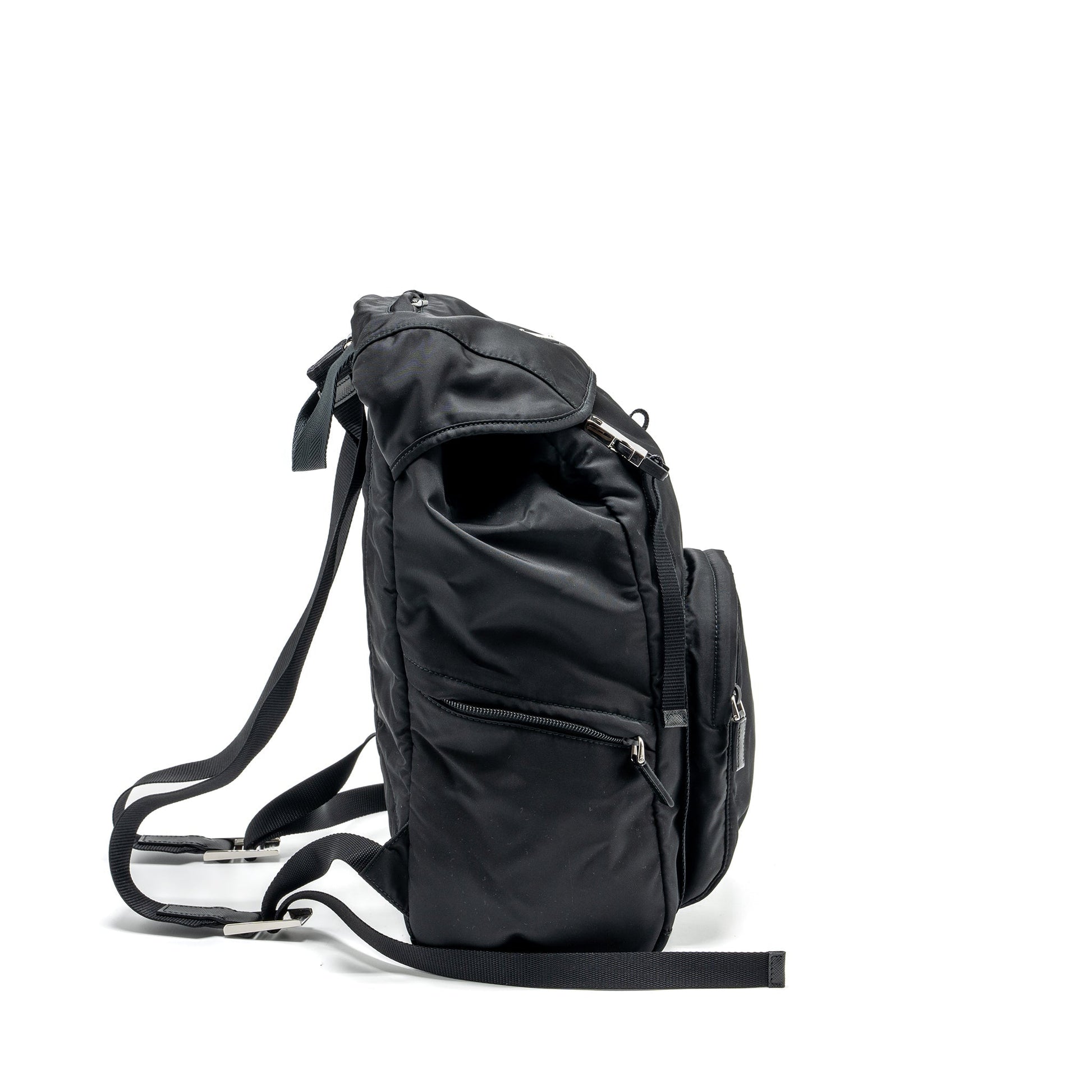 Prada Backpack Re-Nylon/Saffiano Black