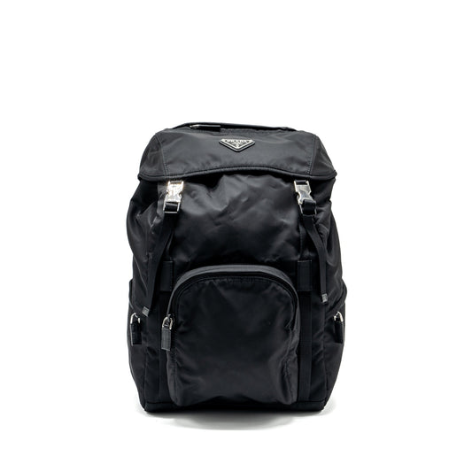 Prada Backpack Re-Nylon/Saffiano Black