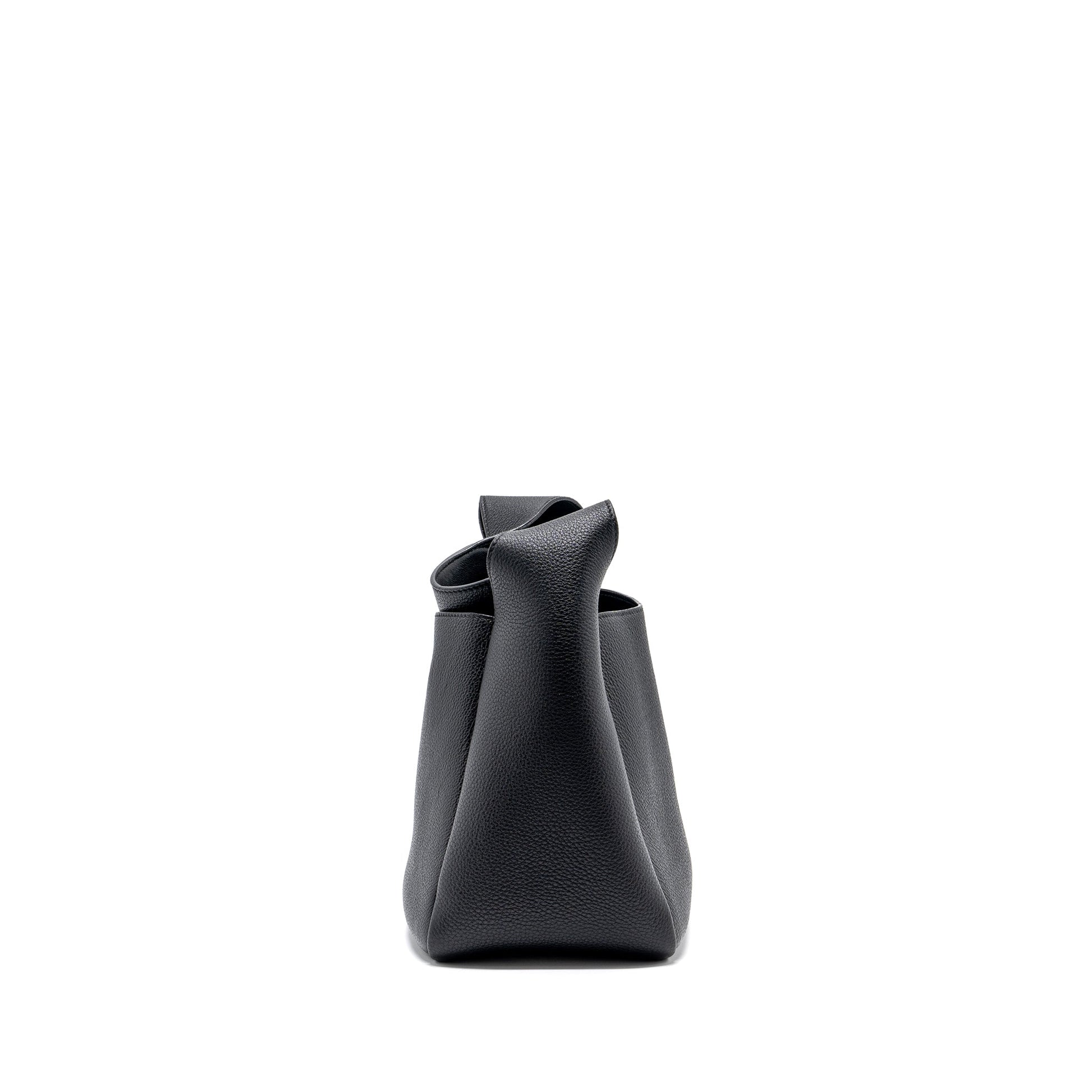 Prada Medium Leather Tote Black
