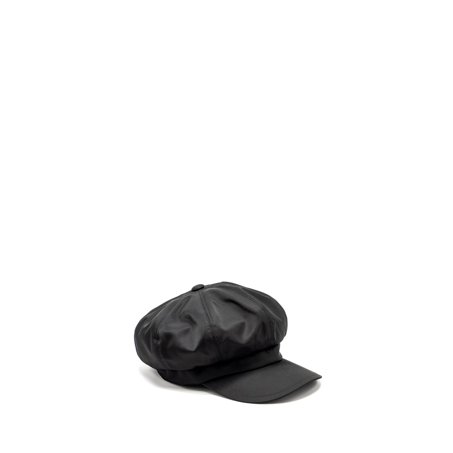 Prada size M Re-Nylon Newsboy womenâs cap black