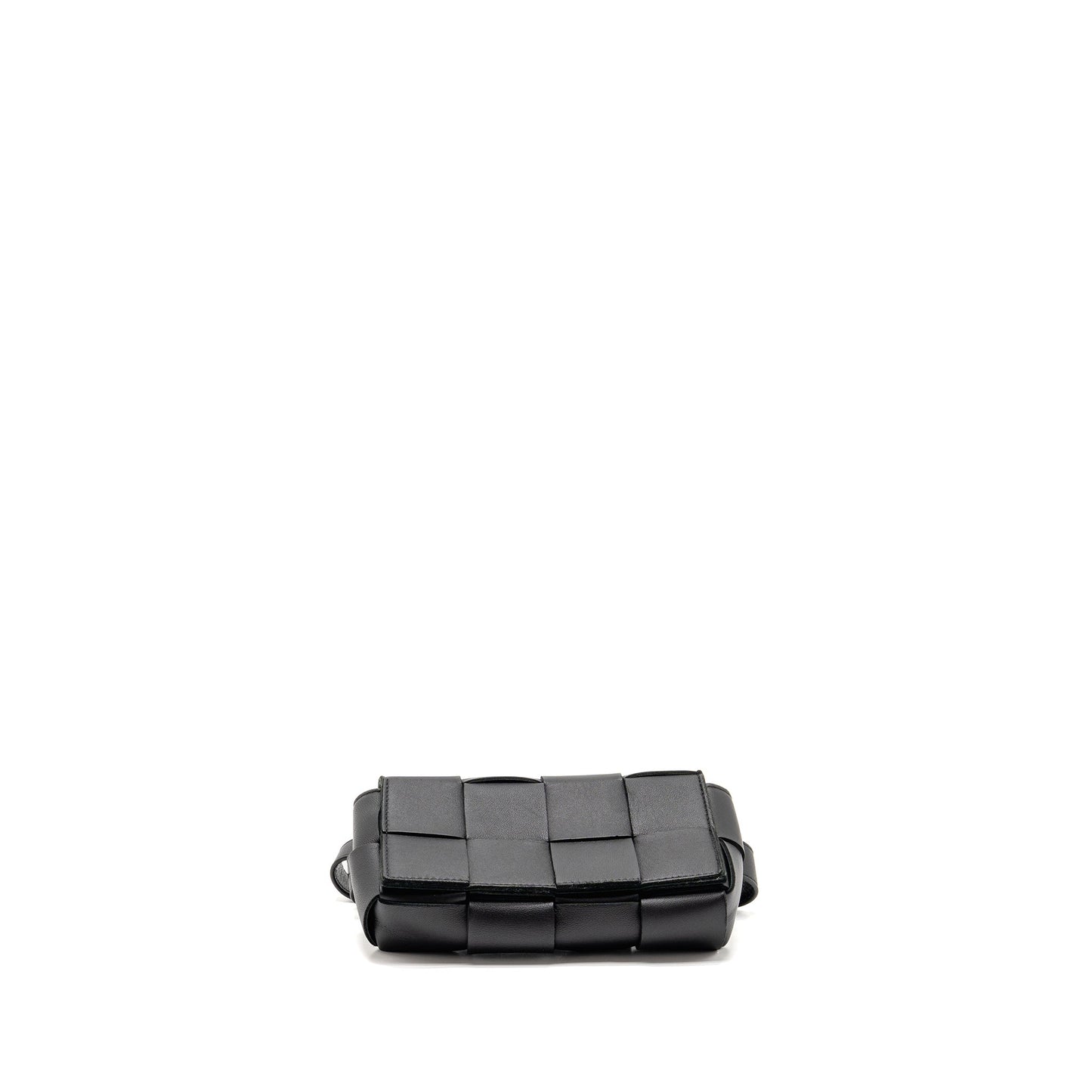 Bottega Veneta Cassette Belt Purse Lambskin Black