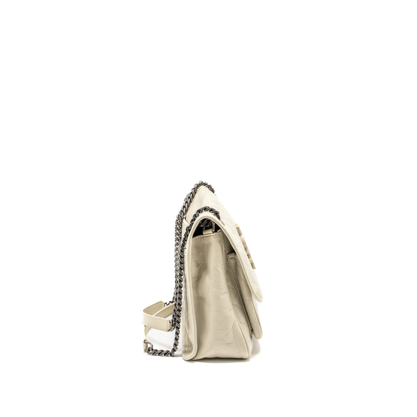 Saint Laurent/ Medium Niki Calfskin White