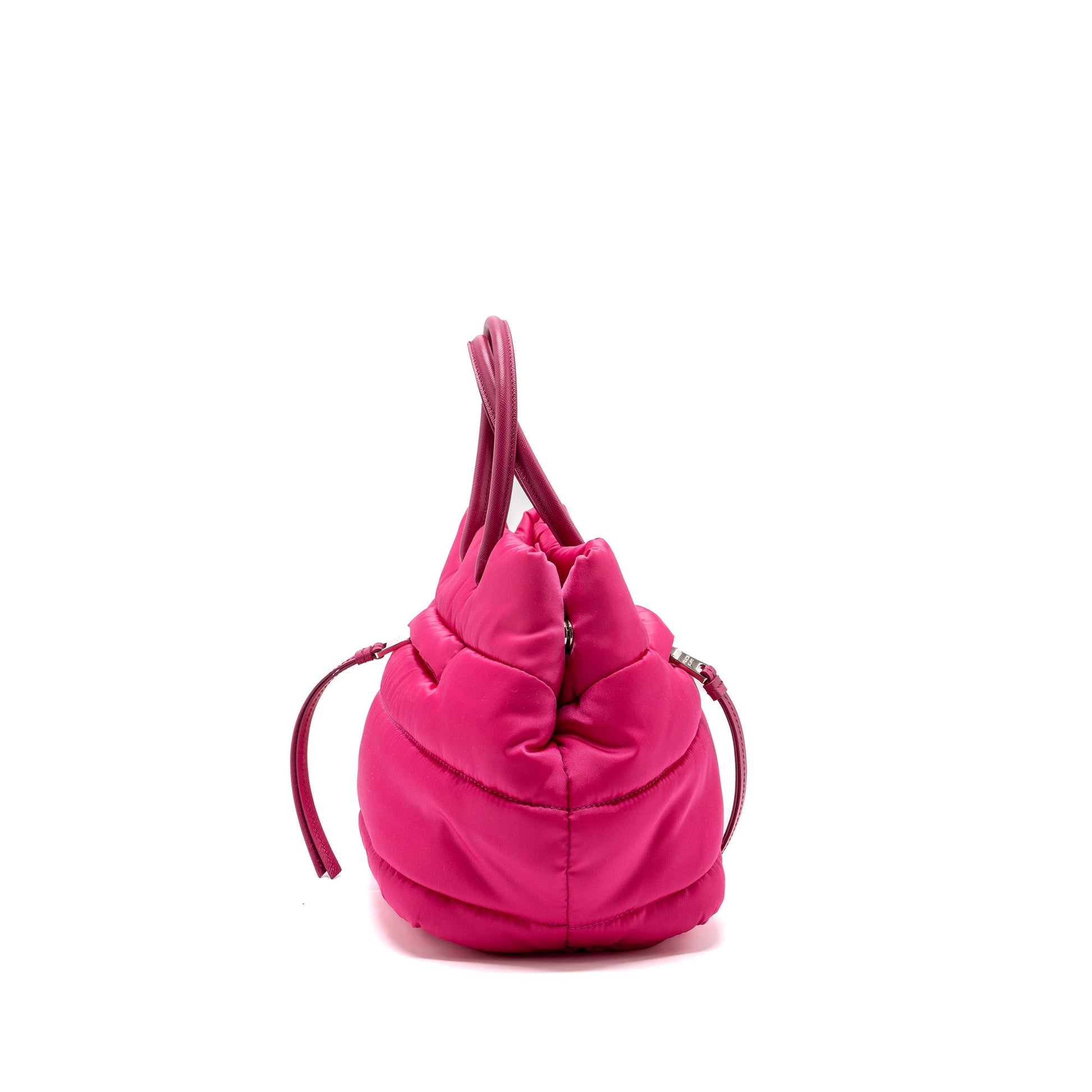 Prada tote Purse nylon / leather pink