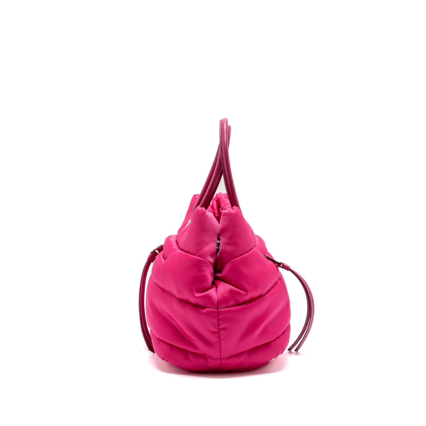 Prada tote Purse nylon / leather pink