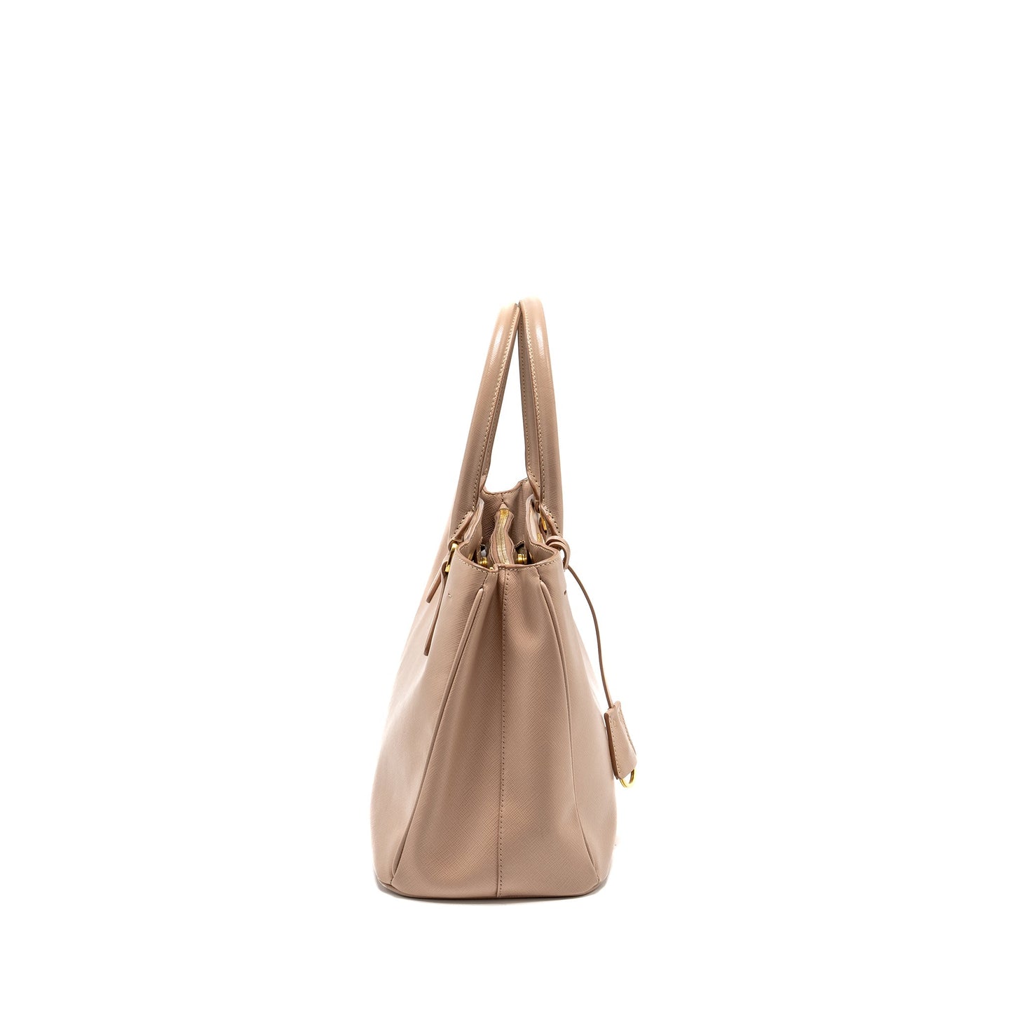Prada Saffiano Tote Purse Calfskin Powder Pink