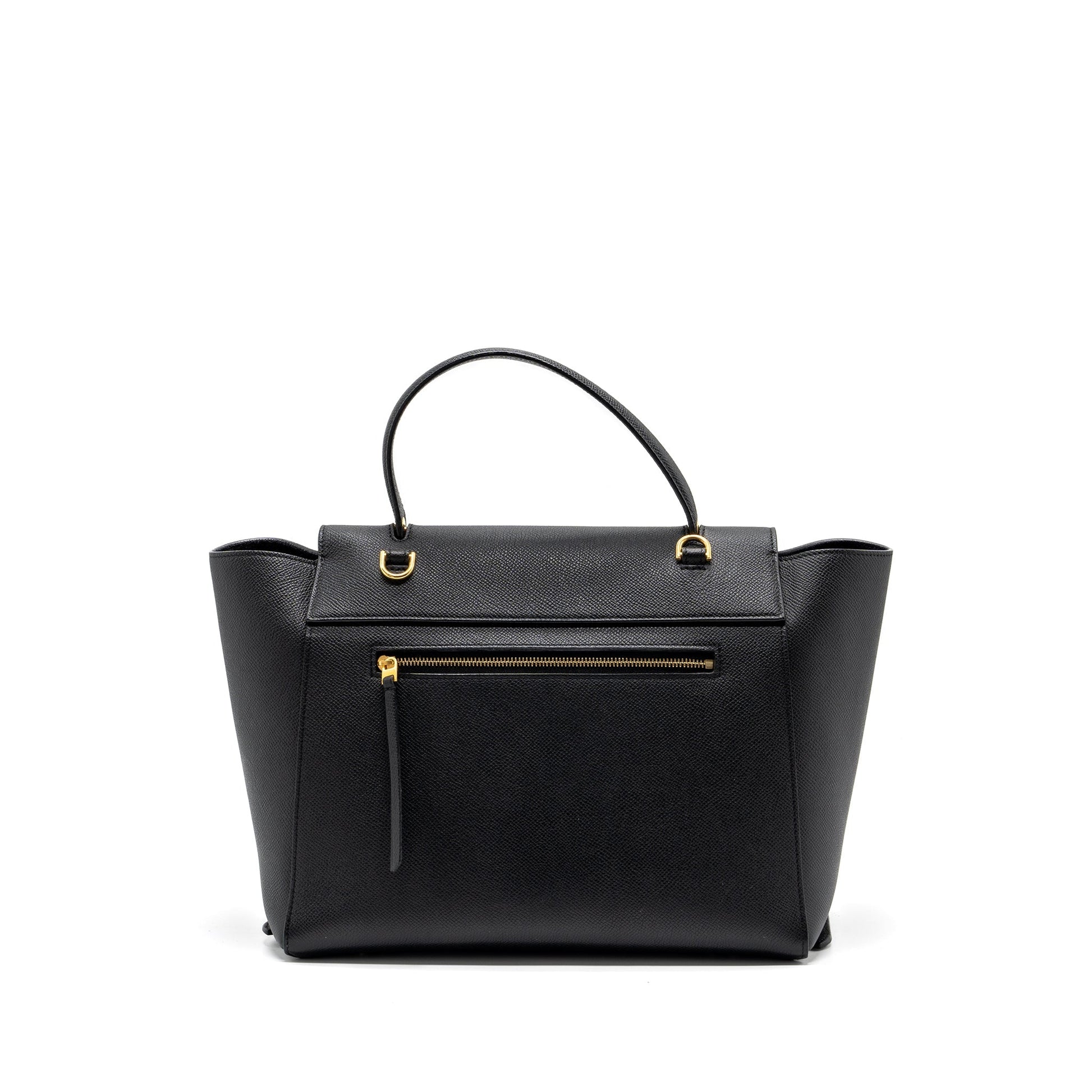 Celine mini belt bag grained calfskin black GHW