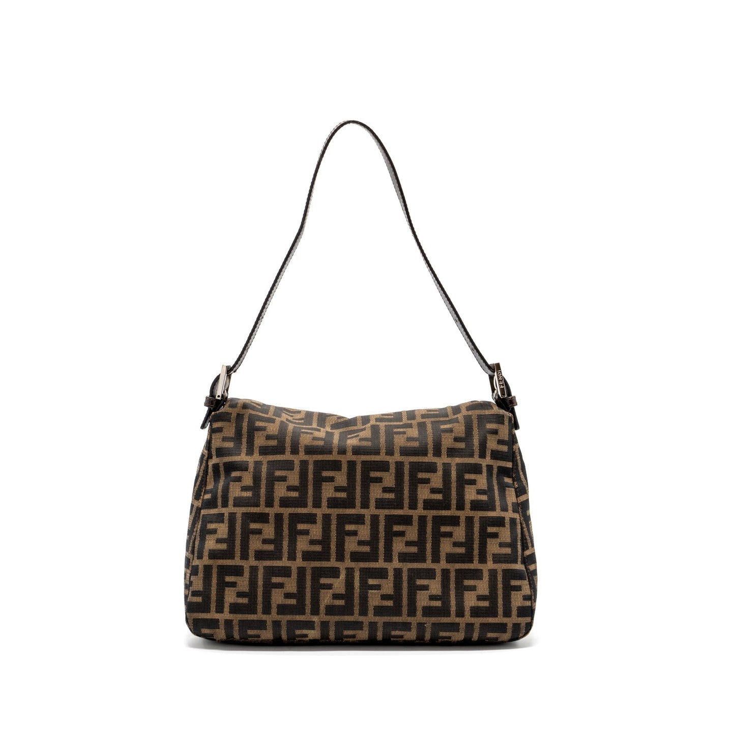 Fendi   Mini Purse Jacquard Canvas Brown
