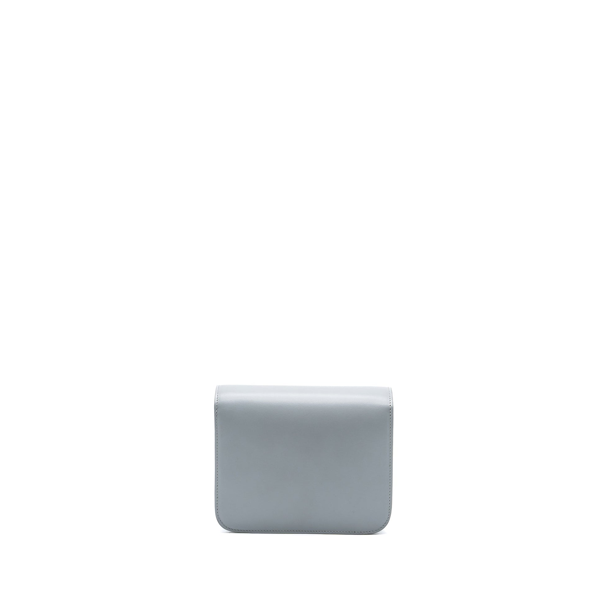 Celine Teen Classic Bag Box Calfskin Light Grey SHW