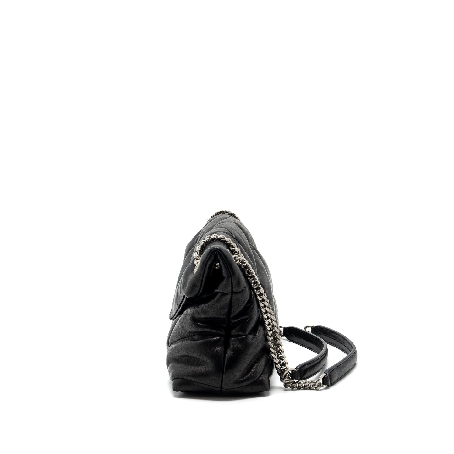 Saint Laurent Small Puffer Lambskin Black