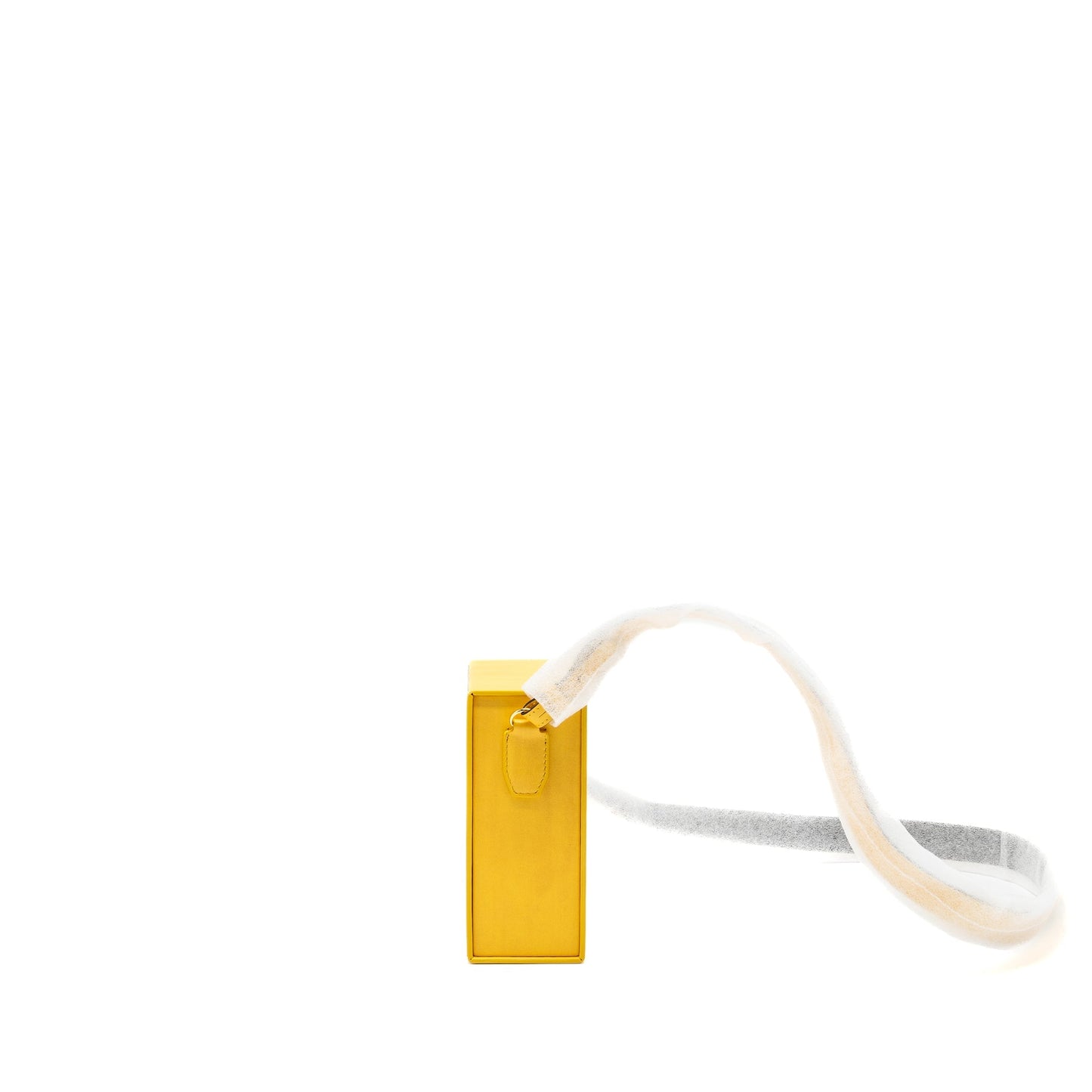 Fendi vertical box Mini Purse calfskin yellow