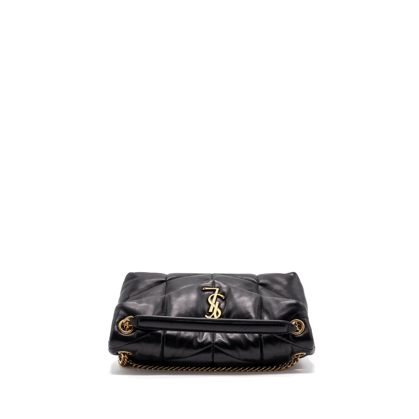 Saint Laurent Small Puffer Quilted Nappa Leather Black