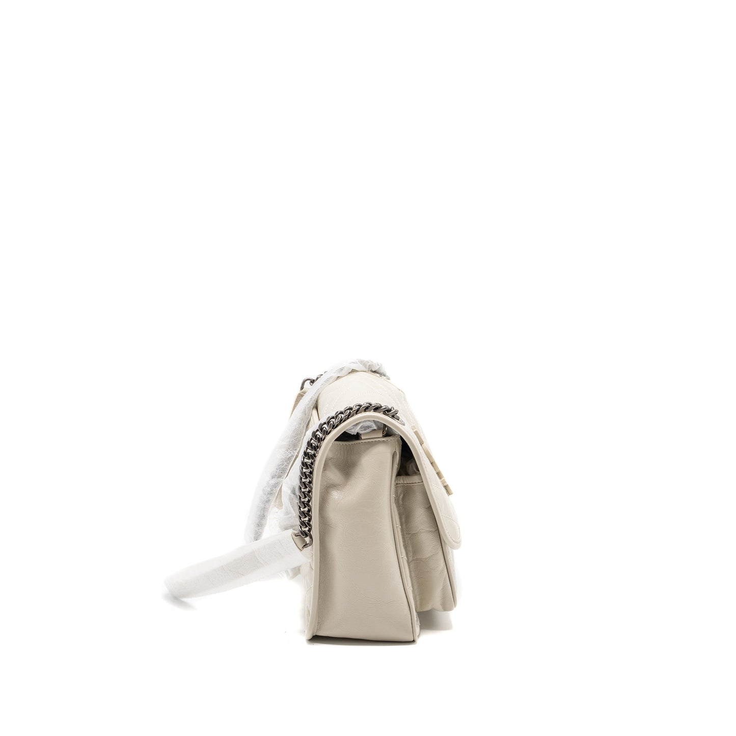 Saint laurent medium Niki calfskin blanc