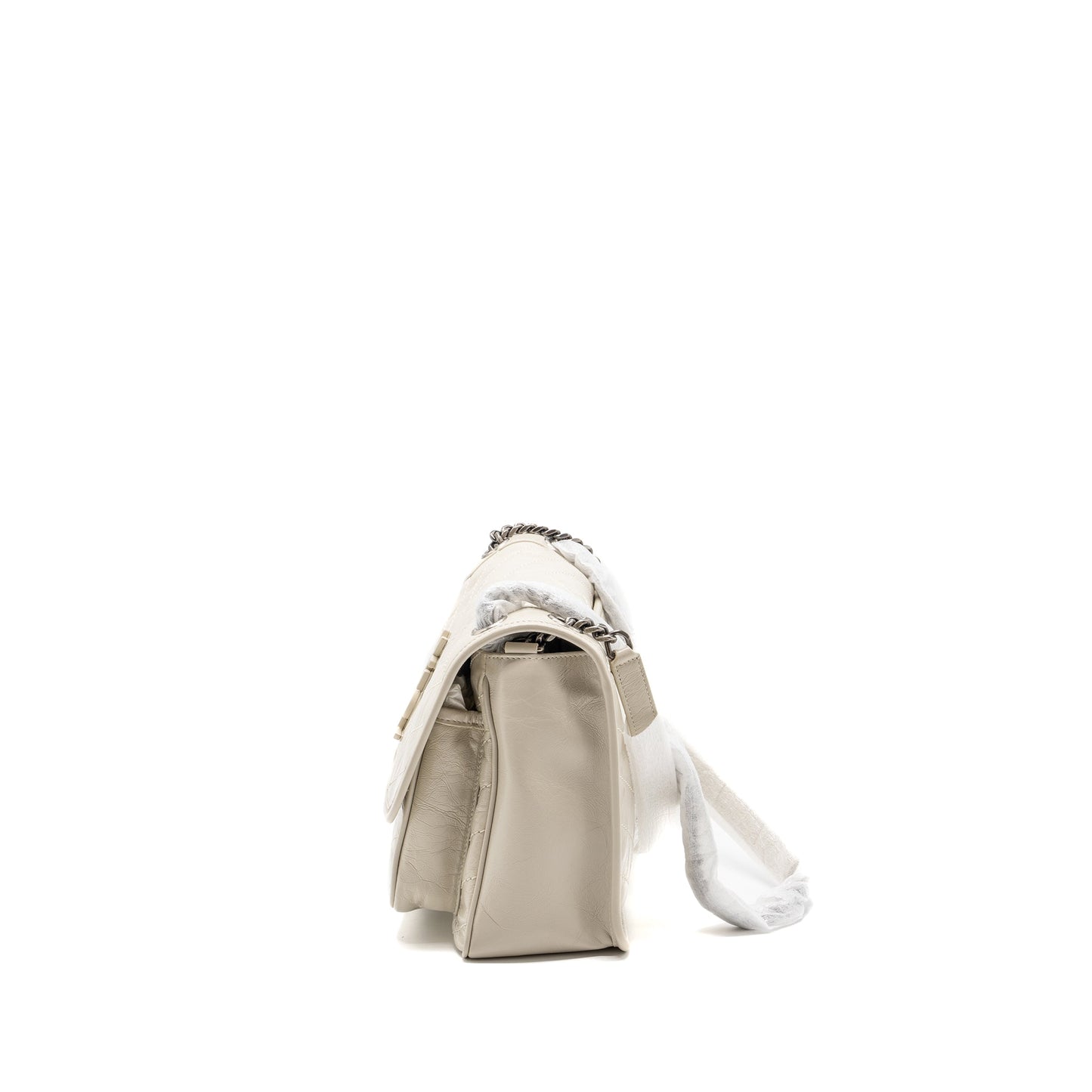 Saint laurent medium Niki calfskin blanc