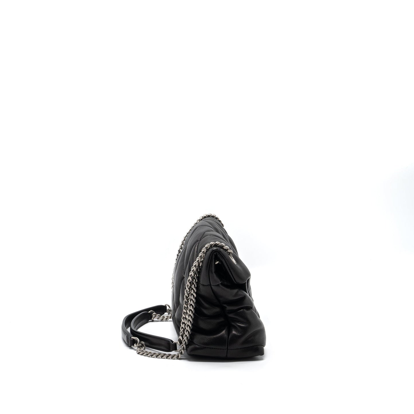 Saint Laurent Small Puffer Lambskin Black