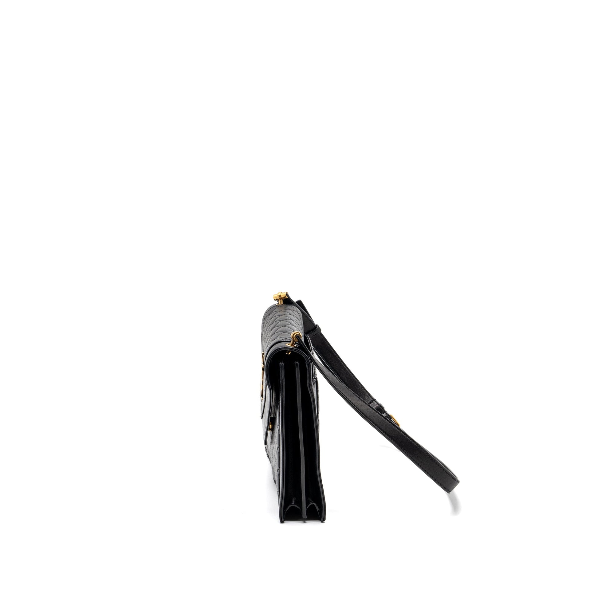 Saint laurent gaby satchel Purse lambskin black